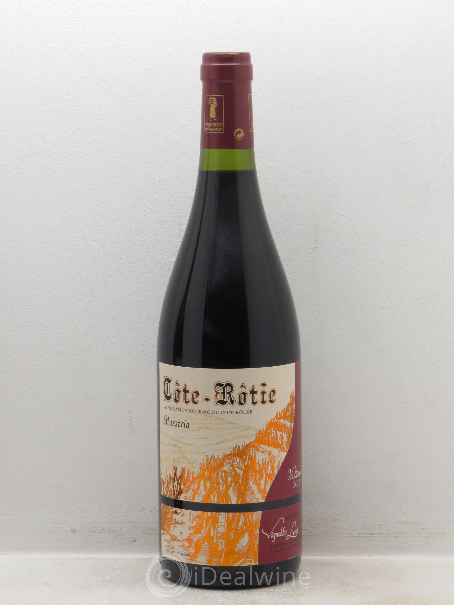 Côte-Rôtie Maestria Vignobles Levet 2012 - Lot de 1 bouteille - 0