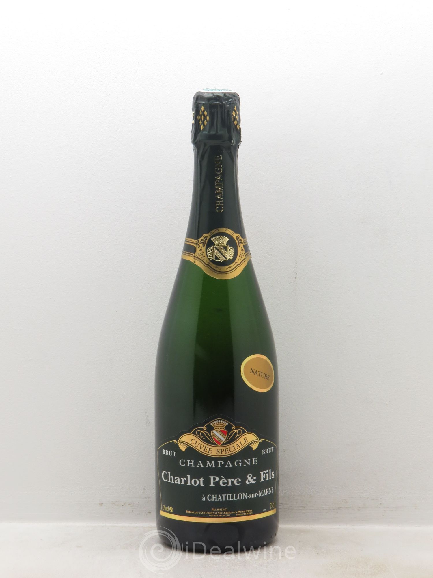 Brut Nature Charlot Père & Fils - Lot de 1 bouteille - 0