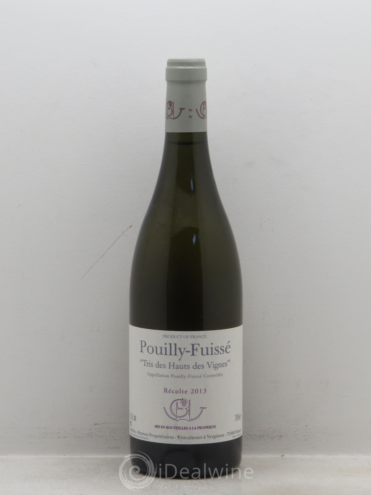 Pouilly-Fuissé Tris des Hauts des Vignes Guffens-Heynen 2013 - Lot de 1 bouteille - 0