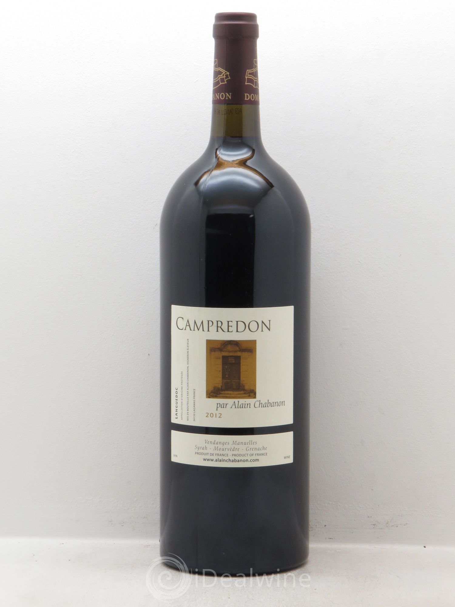 Terrasse du Larzac (anciennement Coteaux du Languedoc) Campredon Alain Chabanon (Domaine) 2012 - Lot de 1 magnum - 0