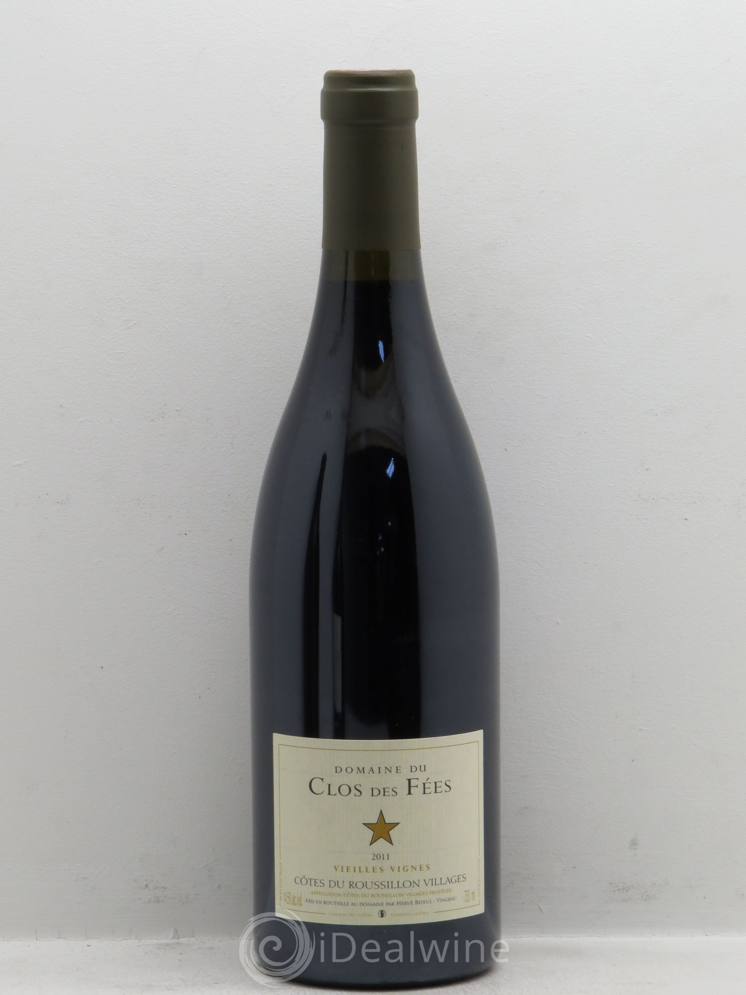 Côtes du Roussillon Villages Clos des Fées Vieilles vignes Hervé Bizeul 2011 - Lot de 1 bouteille - 0
