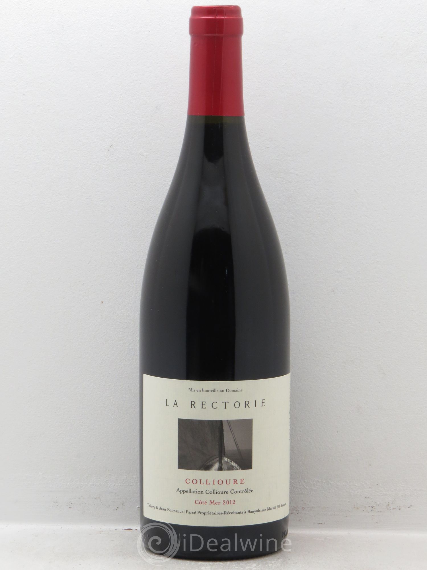 Collioure La Rectorie (Domaine de) Côté Mer Thierry et Jean Emmanuel Parcé 2012 - Lot de 1 bouteille - 0