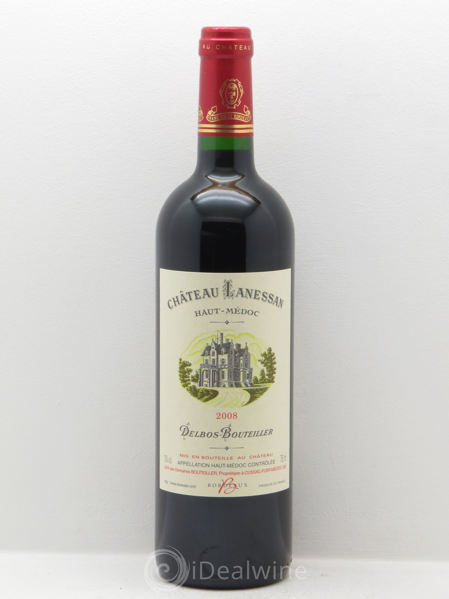 Château Lanessan Cru Bourgeois 2008 - Lot de 1 bouteille - 0