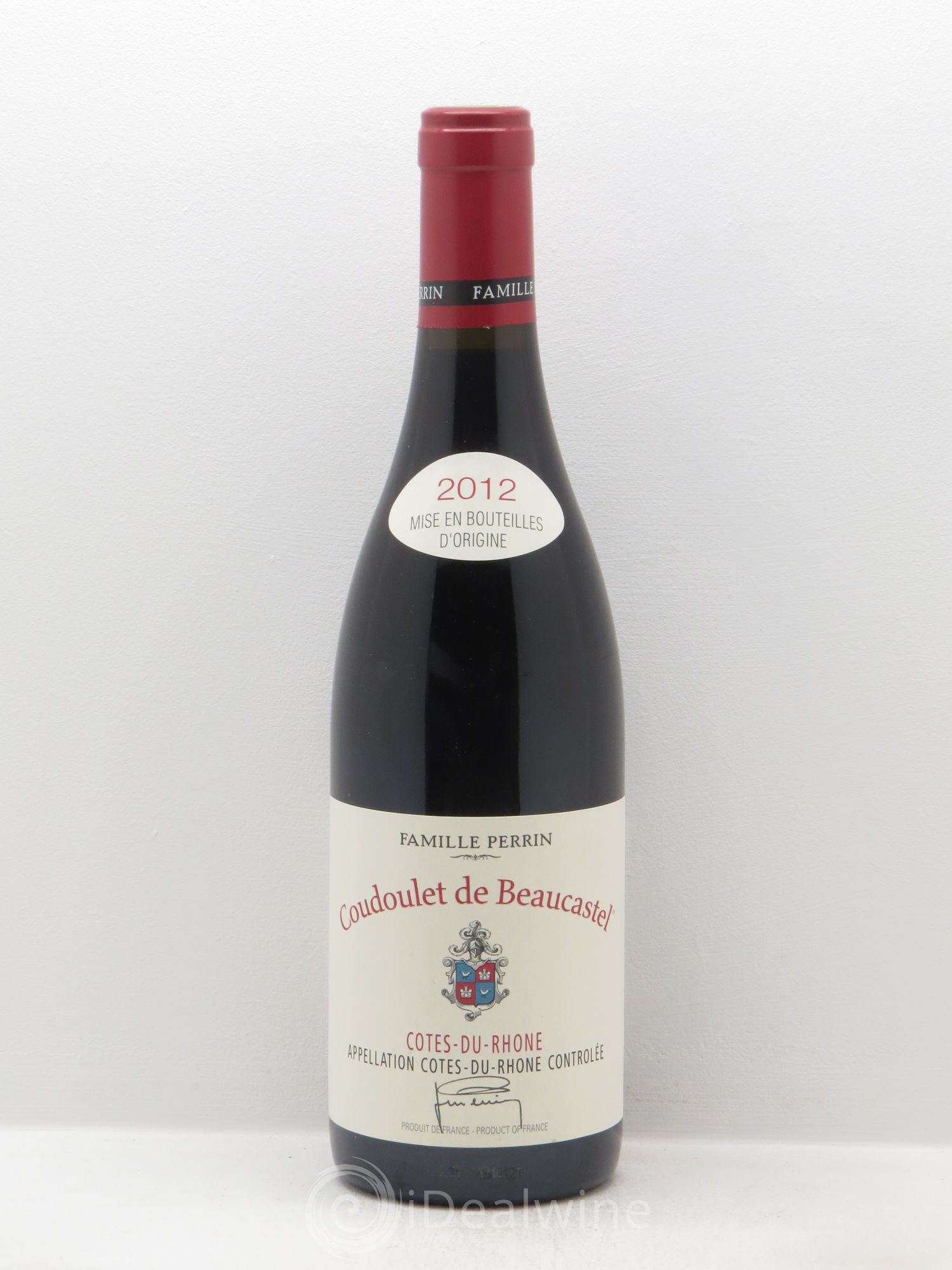Côtes-du-Rhône Coudoulet de Beaucastel Famille Perrin 2012 - Lot de 1 bouteille - 0