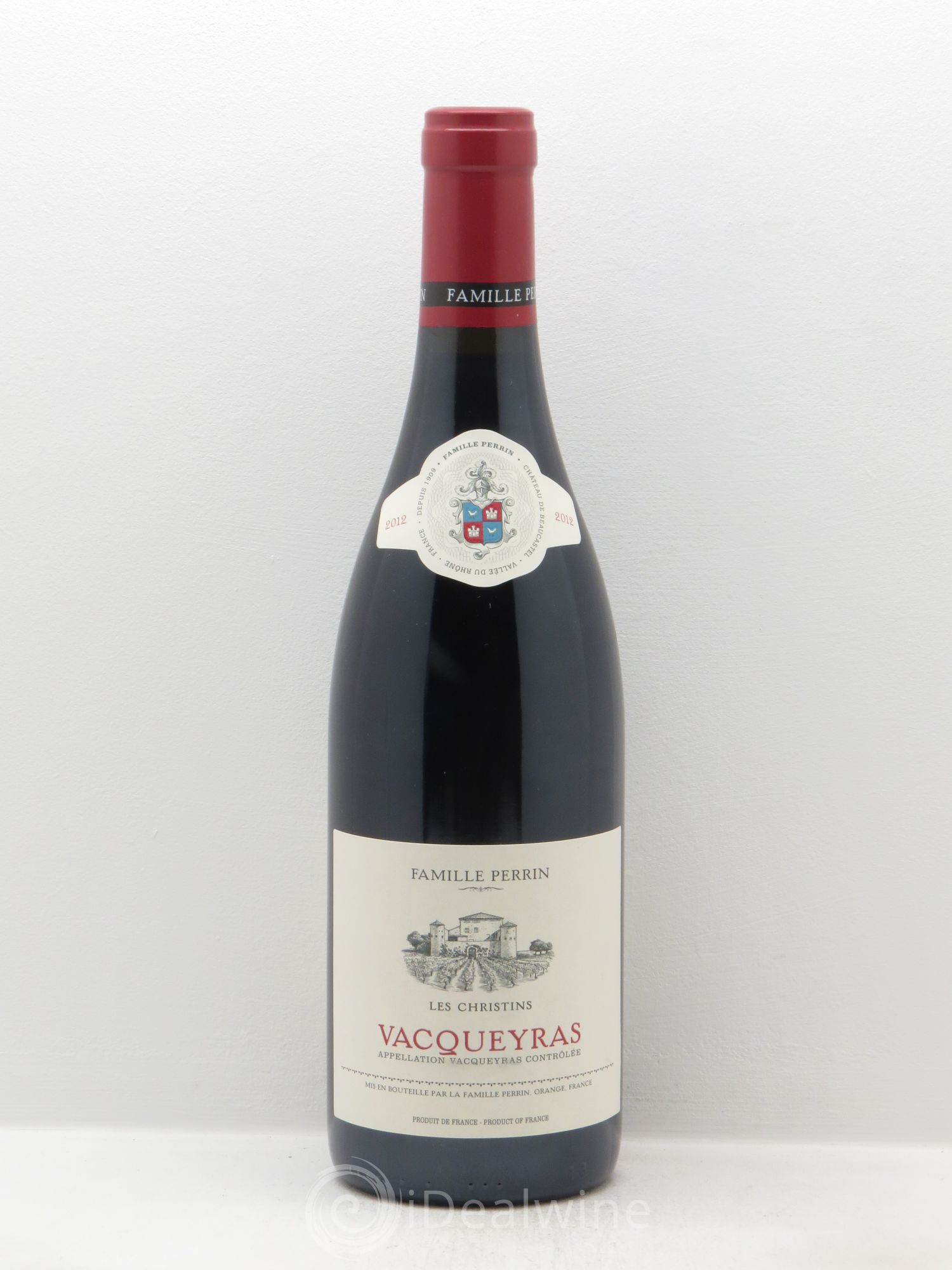 Vacqueyras Les Christins Famille Perrin 2012 - Lot de 1 bouteille - 0