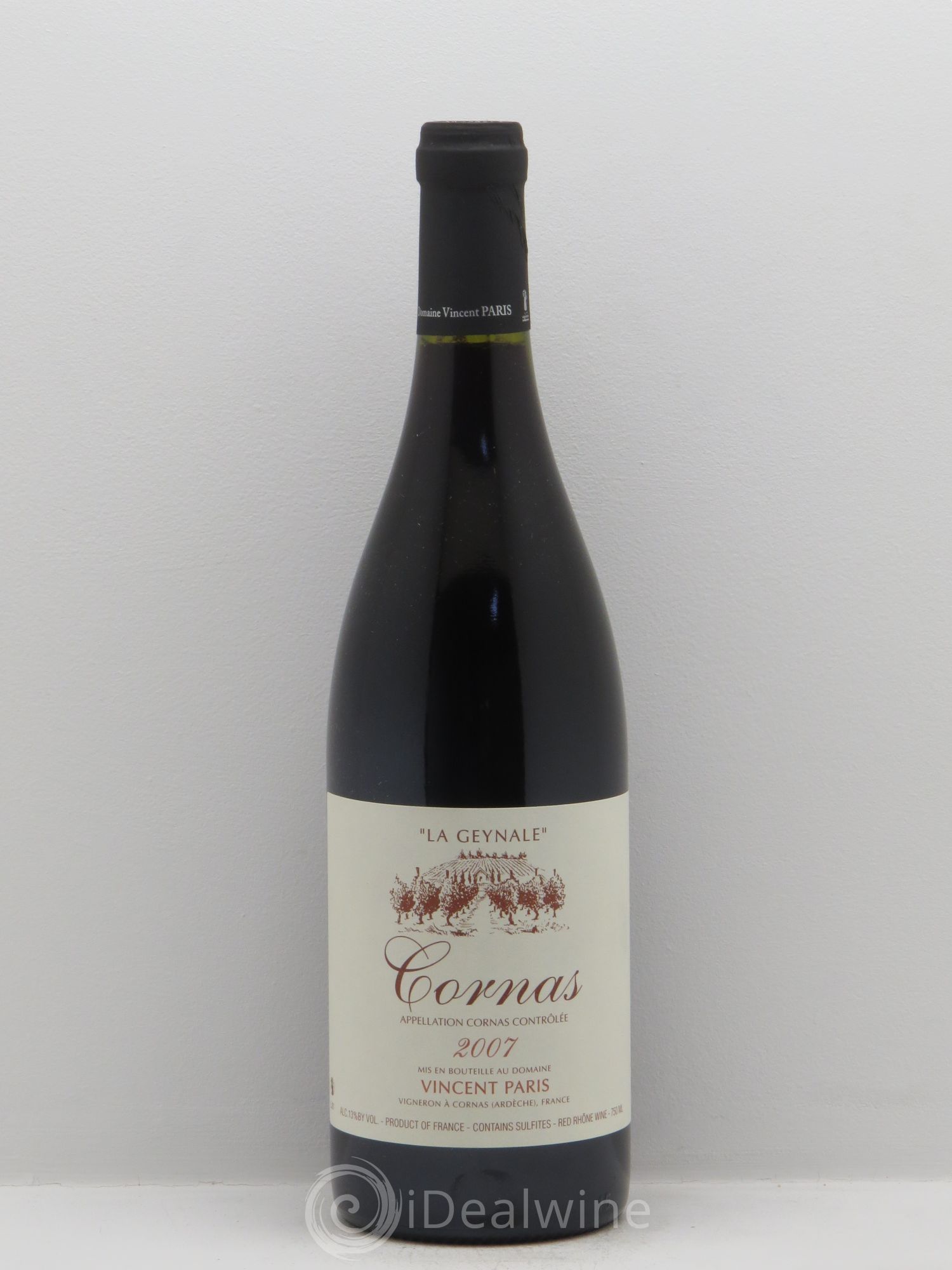 Cornas La Geynale Vincent Paris 2007 - Lot de 1 bouteille - 0
