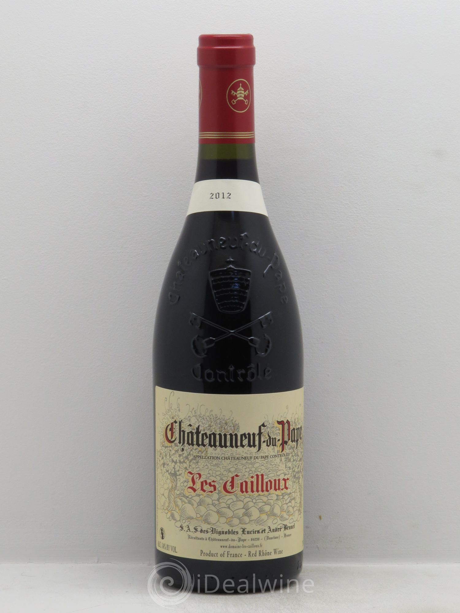 Châteauneuf-du-Pape Les Cailloux André Brunel 2012 - Lot de 1 bouteille - 0
