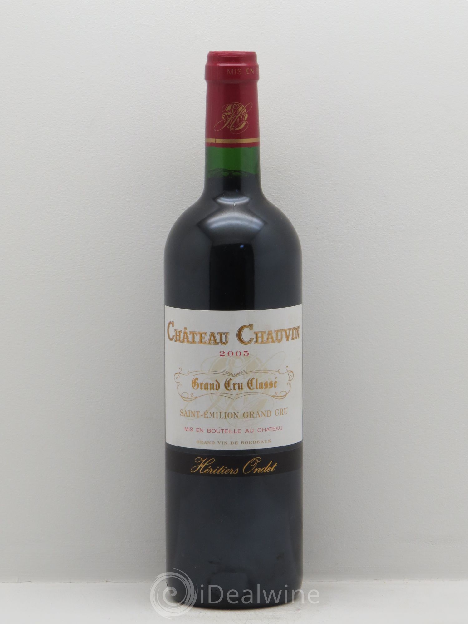 Château Chauvin Grand Cru Classé 2005 - Lot de 1 bouteille - 0