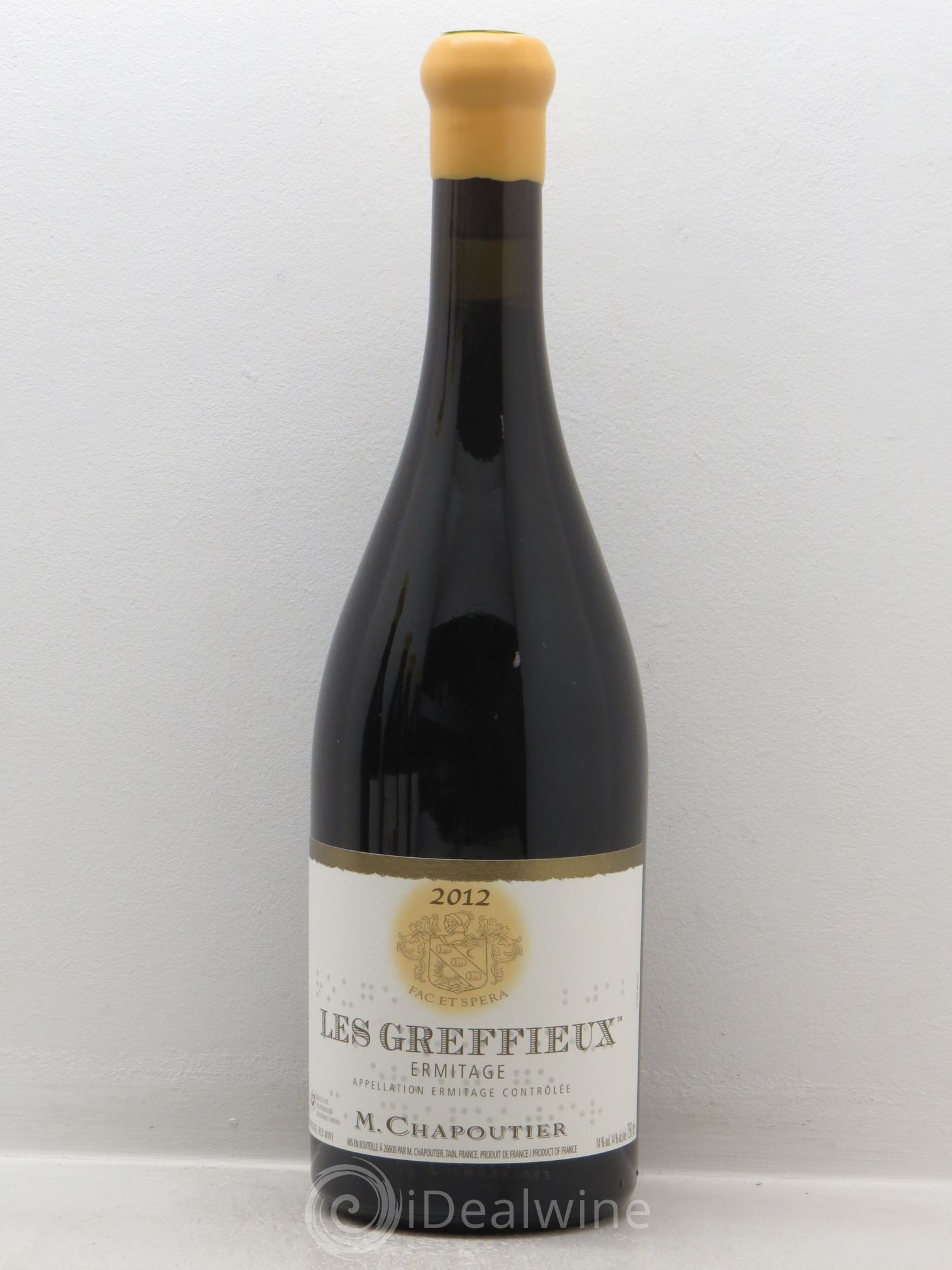 Hermitage Ermitage Les Greffieux Chapoutier 2012 - Lot de 1 bouteille - 0