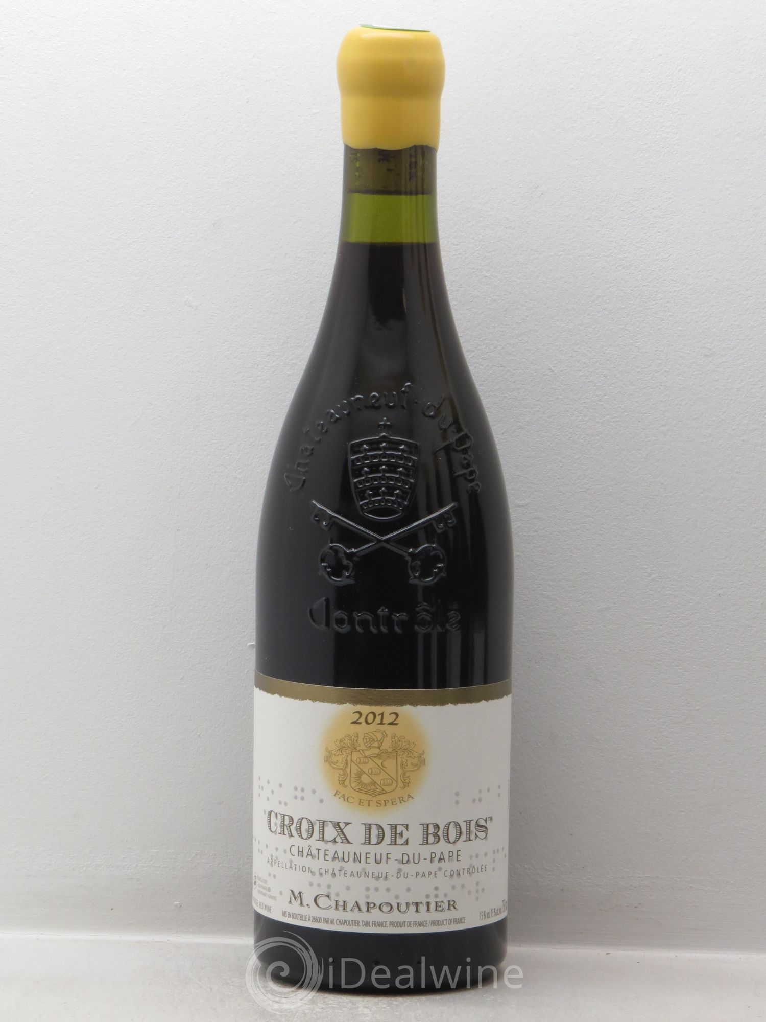 Châteauneuf-du-Pape Croix de Bois Chapoutier 2012 - Lot de 1 bouteille - 0