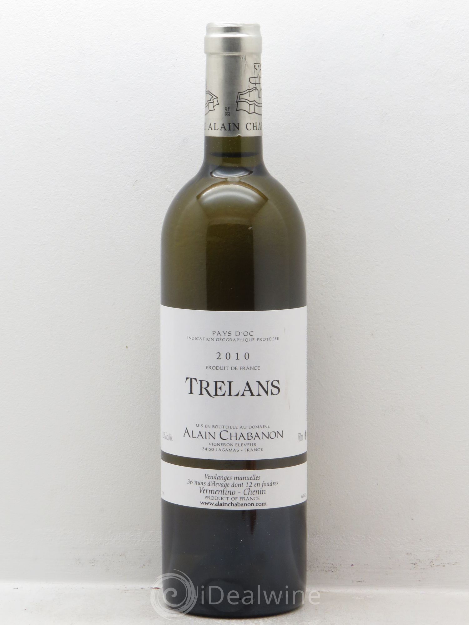 Pays d'Oc Trelans Alain Chabanon (Domaine) 2010 - Lot de 1 bouteille - 0