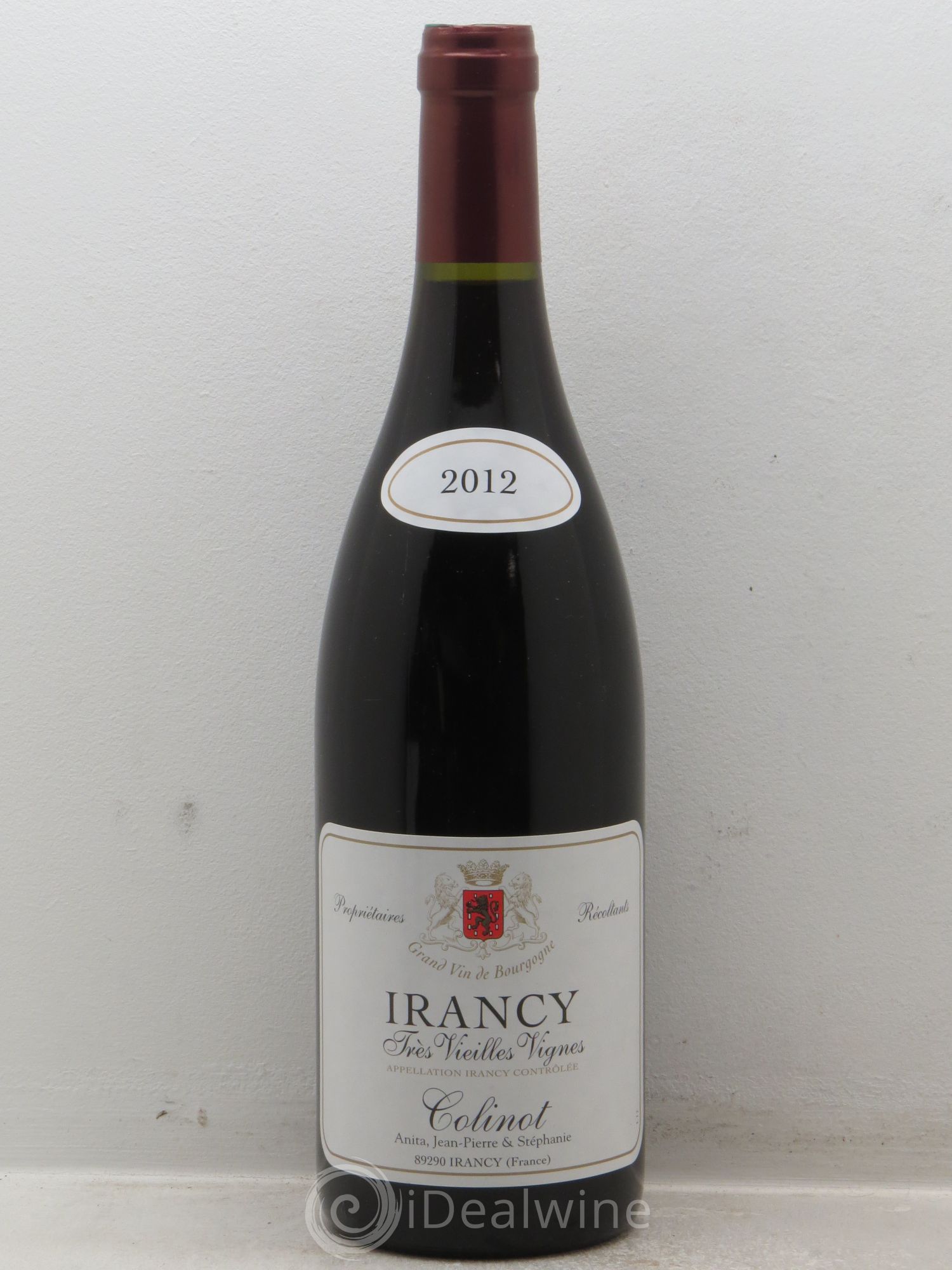 Irancy Très Vieilles Vignes Colinot 2012 - Lot de 1 bouteille - 0