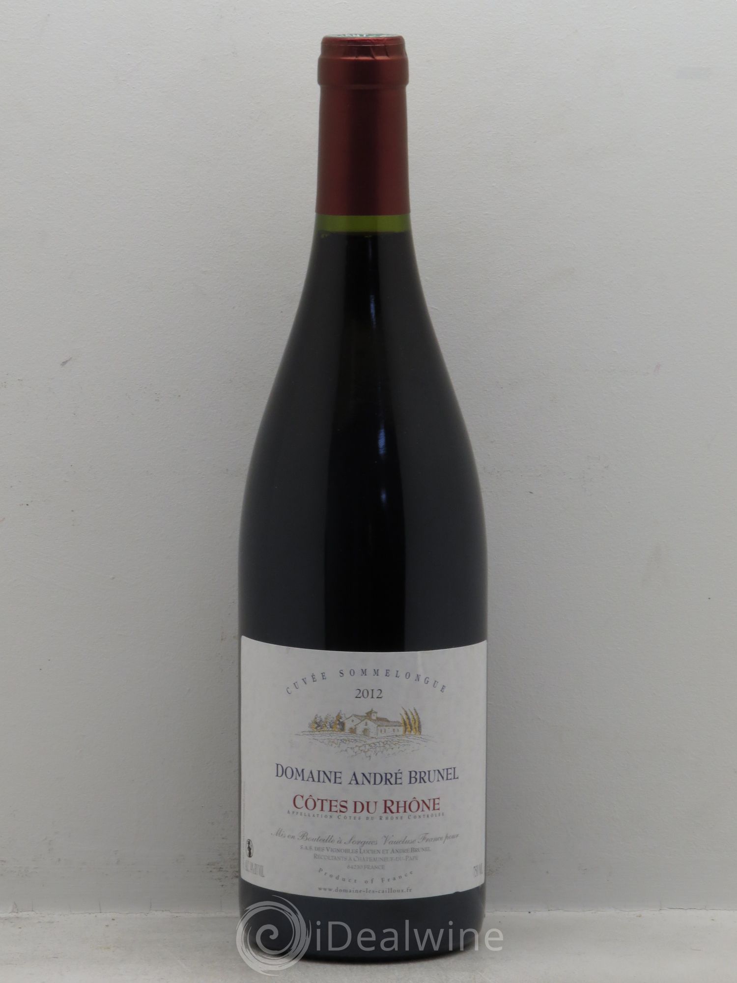 Côtes-du-Rhône Sommelongue André Brunel 2012 - Lot de 1 bouteille - 0