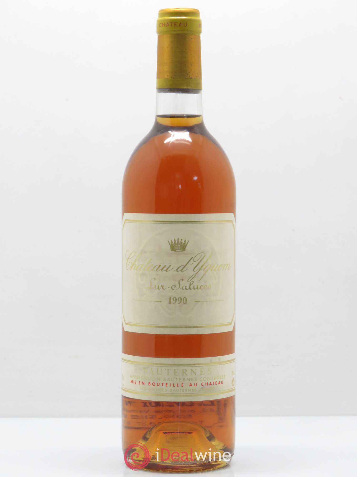 Château d' Yquem 1er Cru Classé Supérieur 1990 - Lot de 1 bouteille - 0