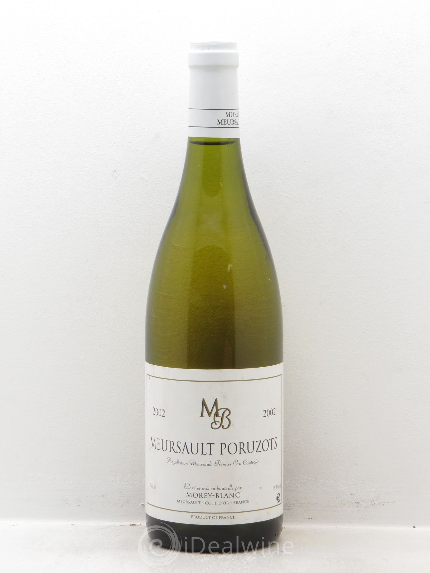 Meursault 1er Cru Morey-Blanc 2002 - Lot de 1 bouteille - 0