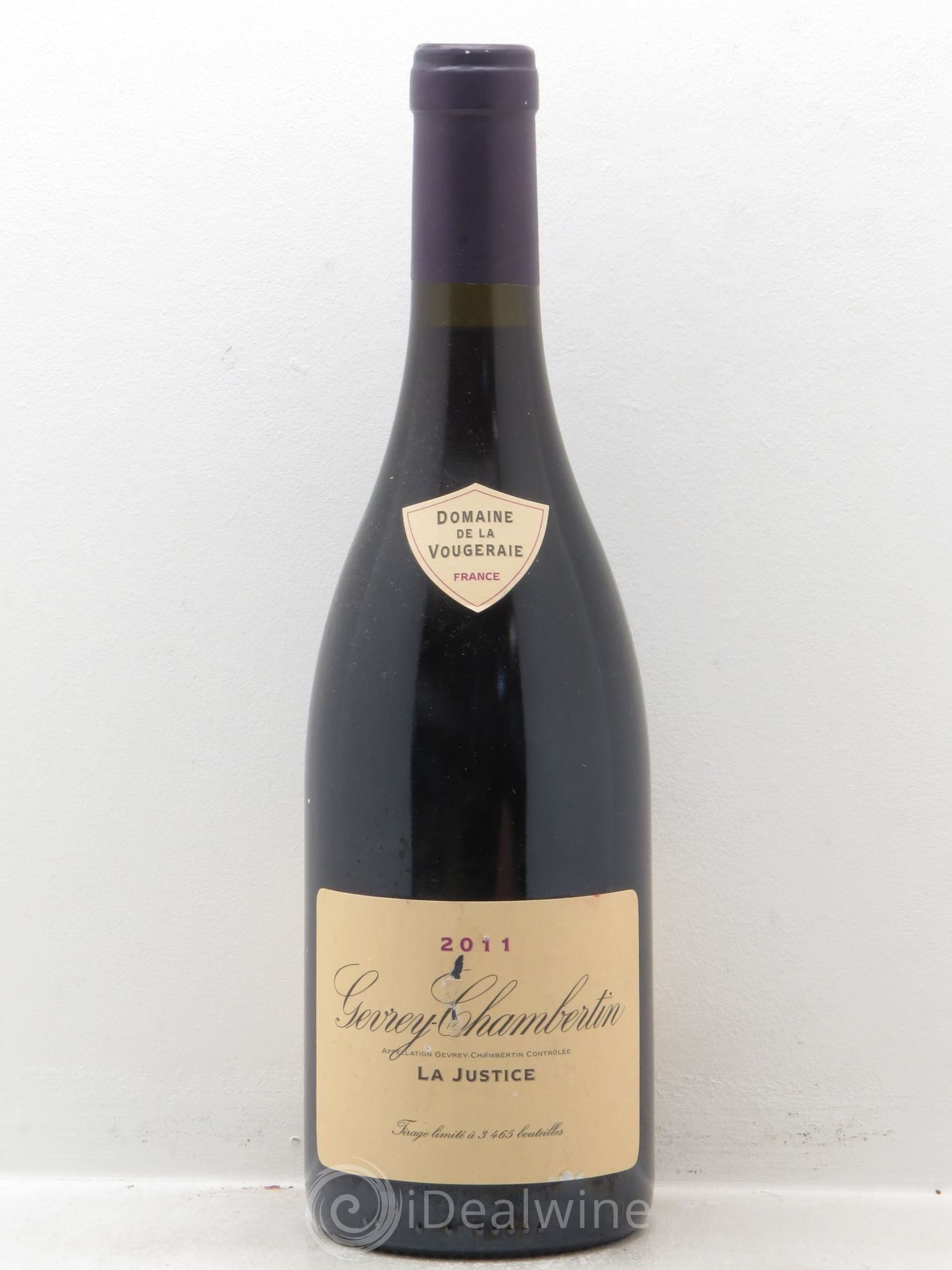 Gevrey-Chambertin La Justice Domaine de la Vougeraie 2011 - Posten von 1 Flasche - 0