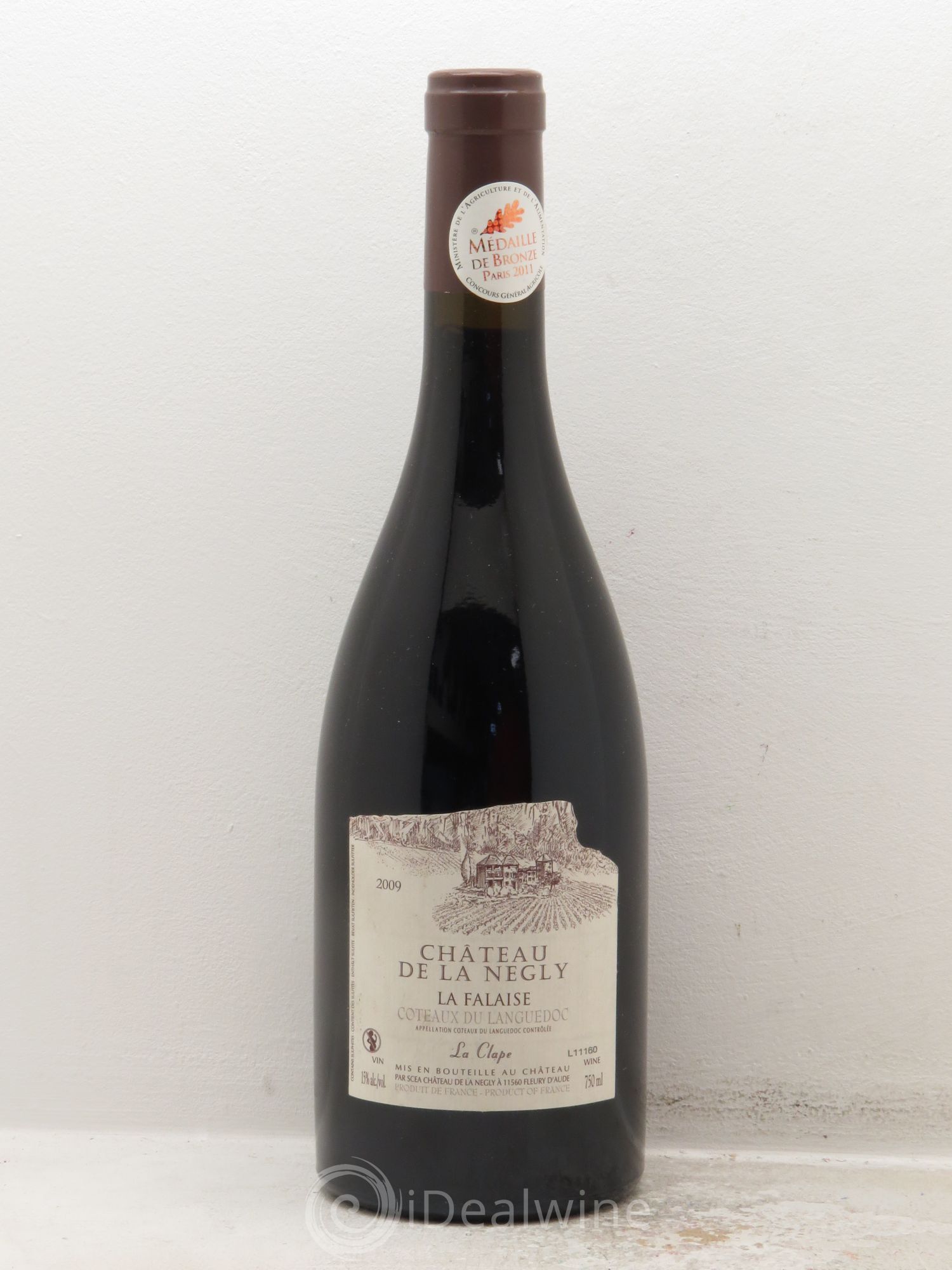 La Clape Château de La Négly La Falaise Jean Paux-Rosset 2009 - Lot de 1 bouteille - 0