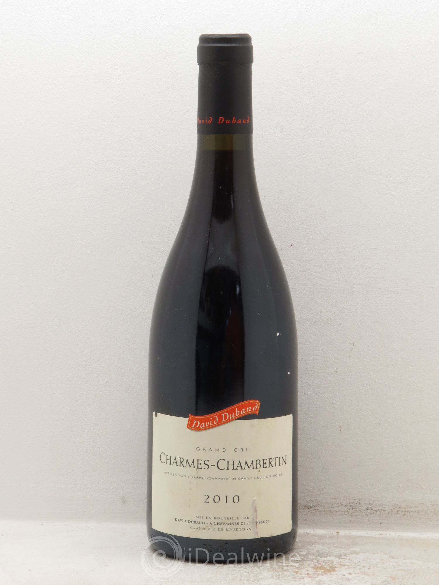 Charmes-Chambertin Grand Cru David Duband 2010 - Lot de 1 bouteille - 0