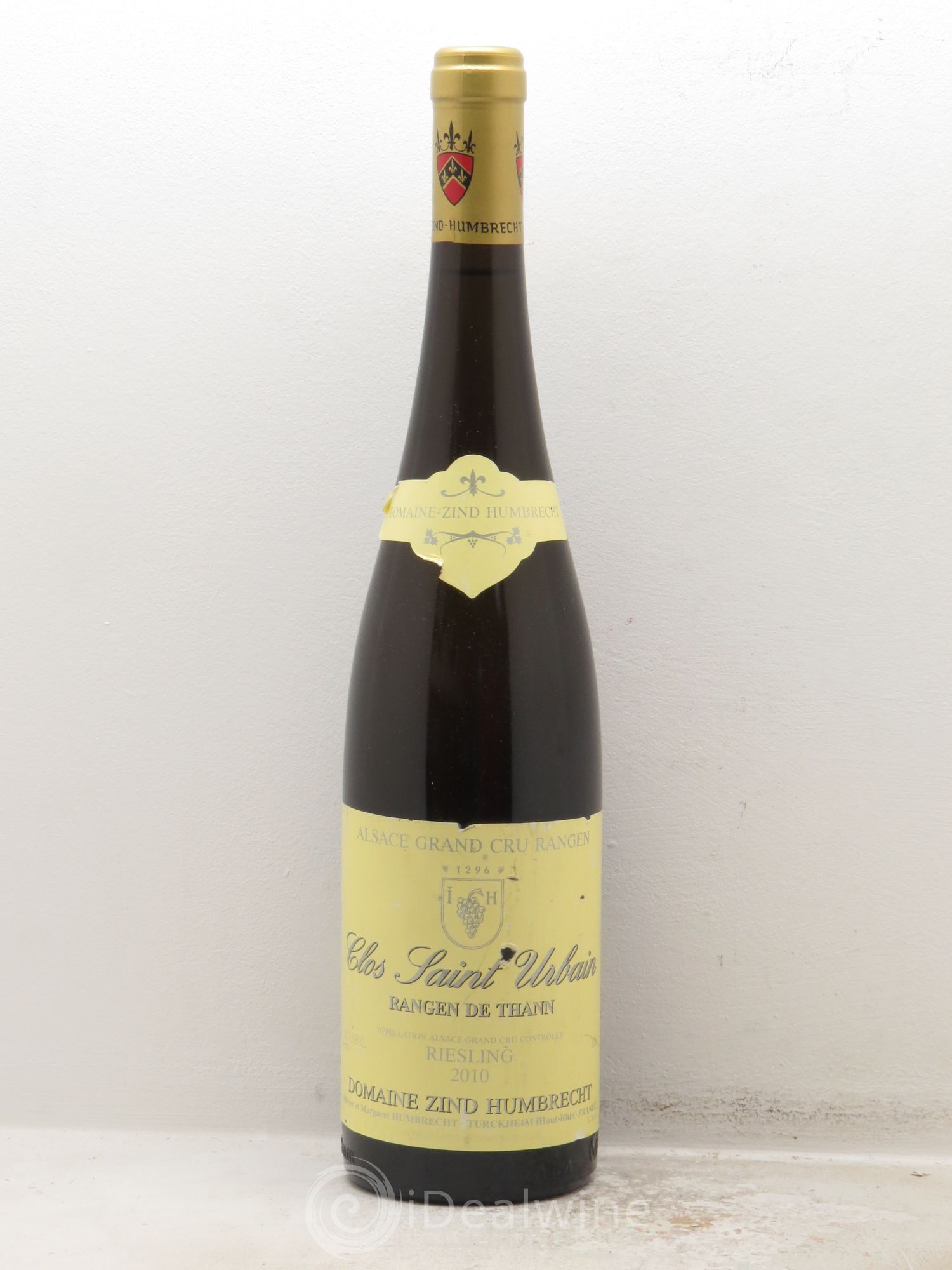Alsace Riesling Grand Cru Rangen de Thann Clos Saint Urbain Zind-Humbrecht (Domaine) 2010 - Lot de 1 bouteille - 0