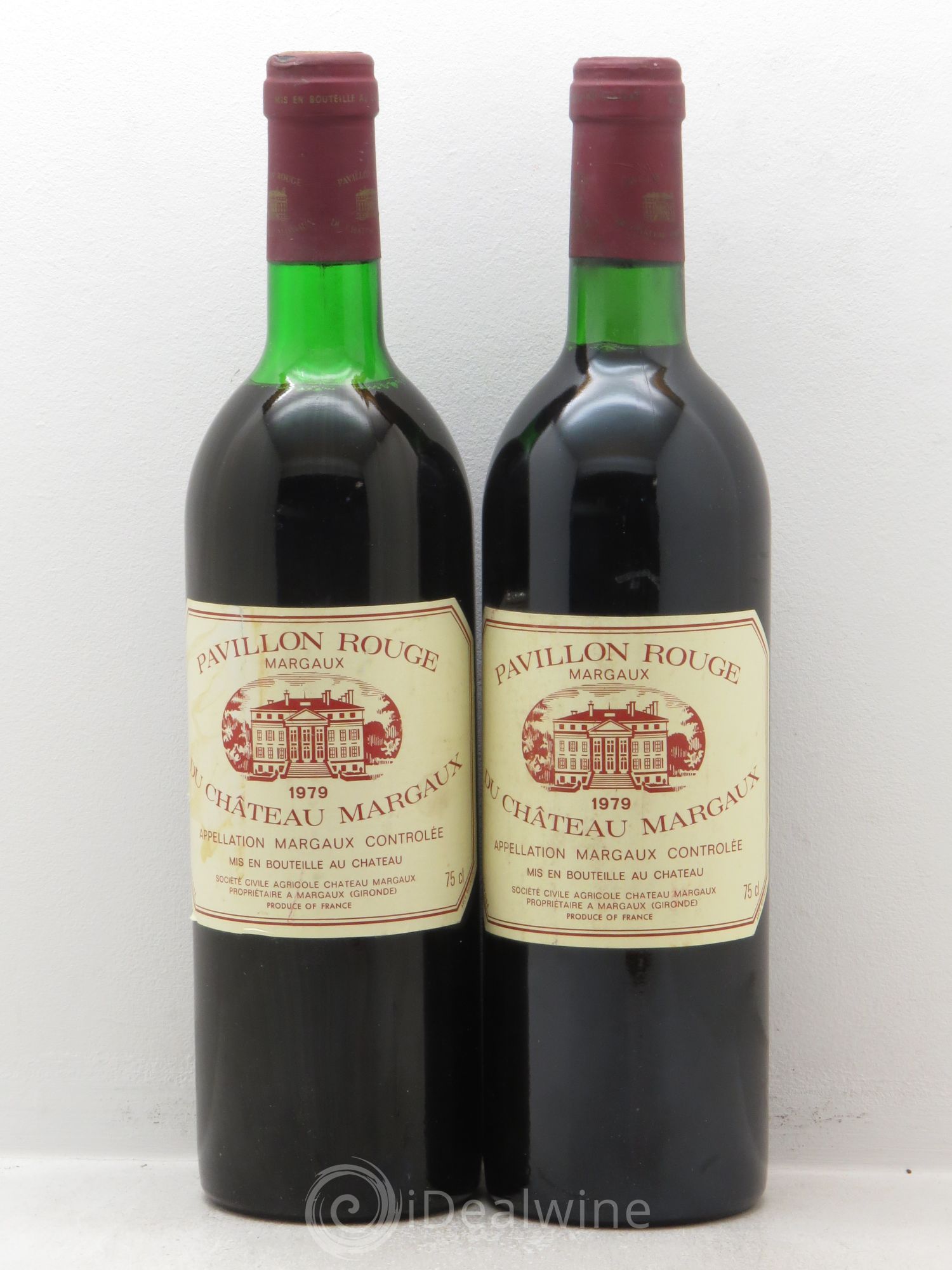 Pavillon Rouge du Château Margaux Second Vin 1979 - Lot de 2 bouteilles - 0