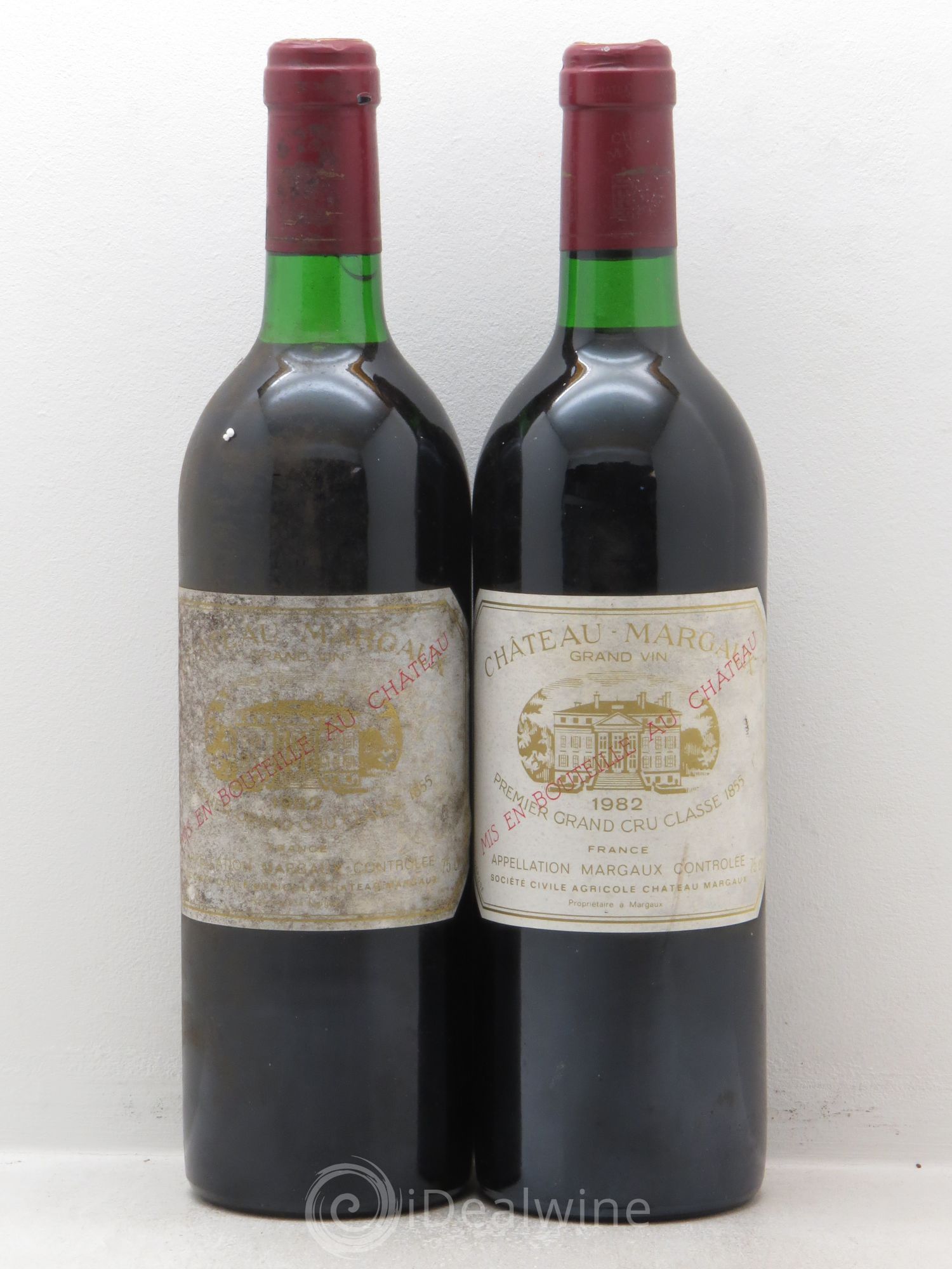 Château Margaux 1er Grand Cru Classé 1982 - Lot de 2 bouteilles - 0