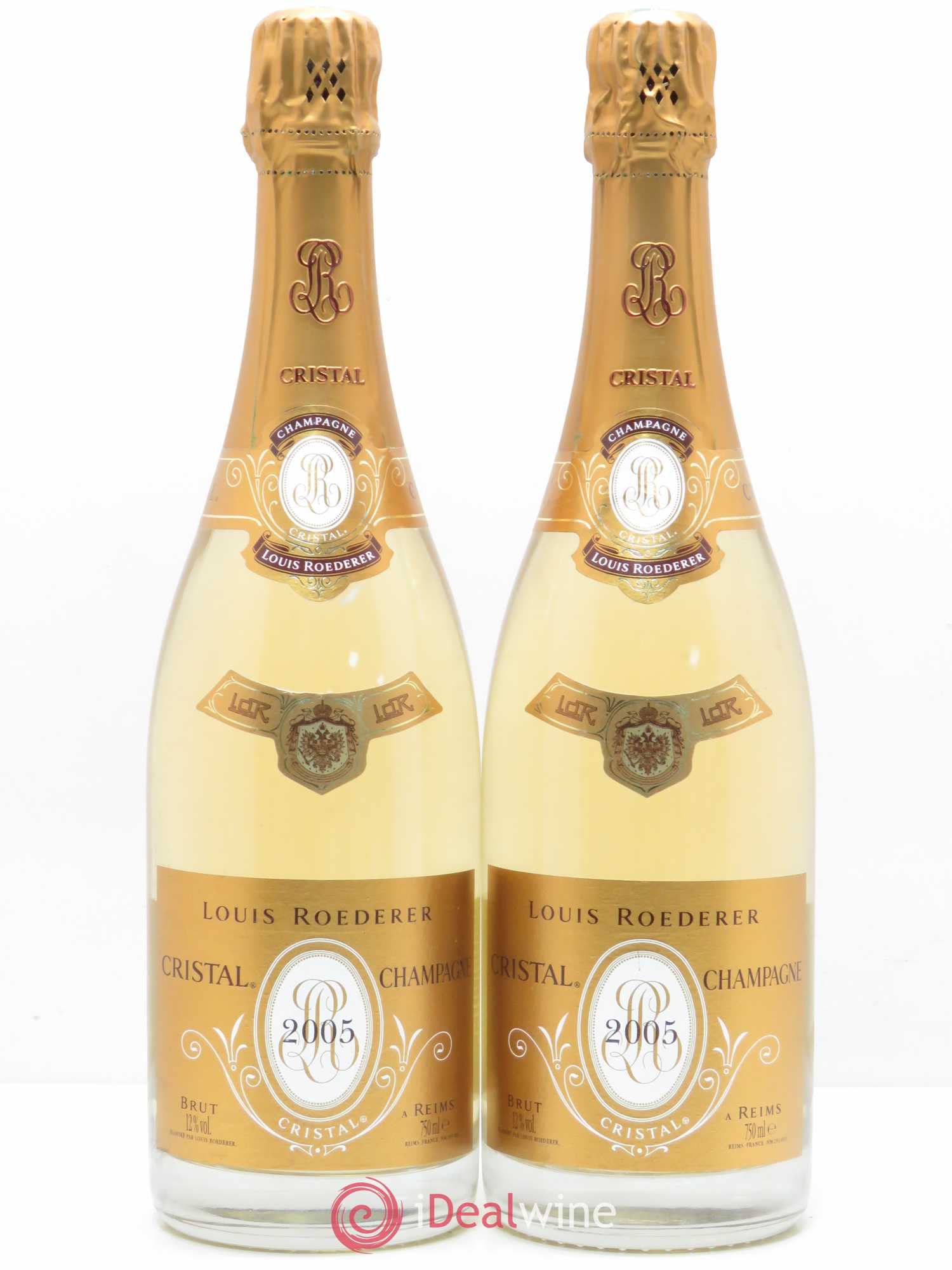 Cristal Louis Roederer 2005 - Lot de 2 bouteilles - 0