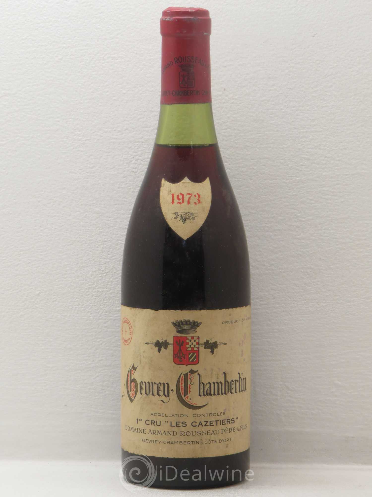 Gevrey-Chambertin 1er Cru Les Cazetiers Armand Rousseau (Domaine) 1973 - Lot de 1 bouteille - 0
