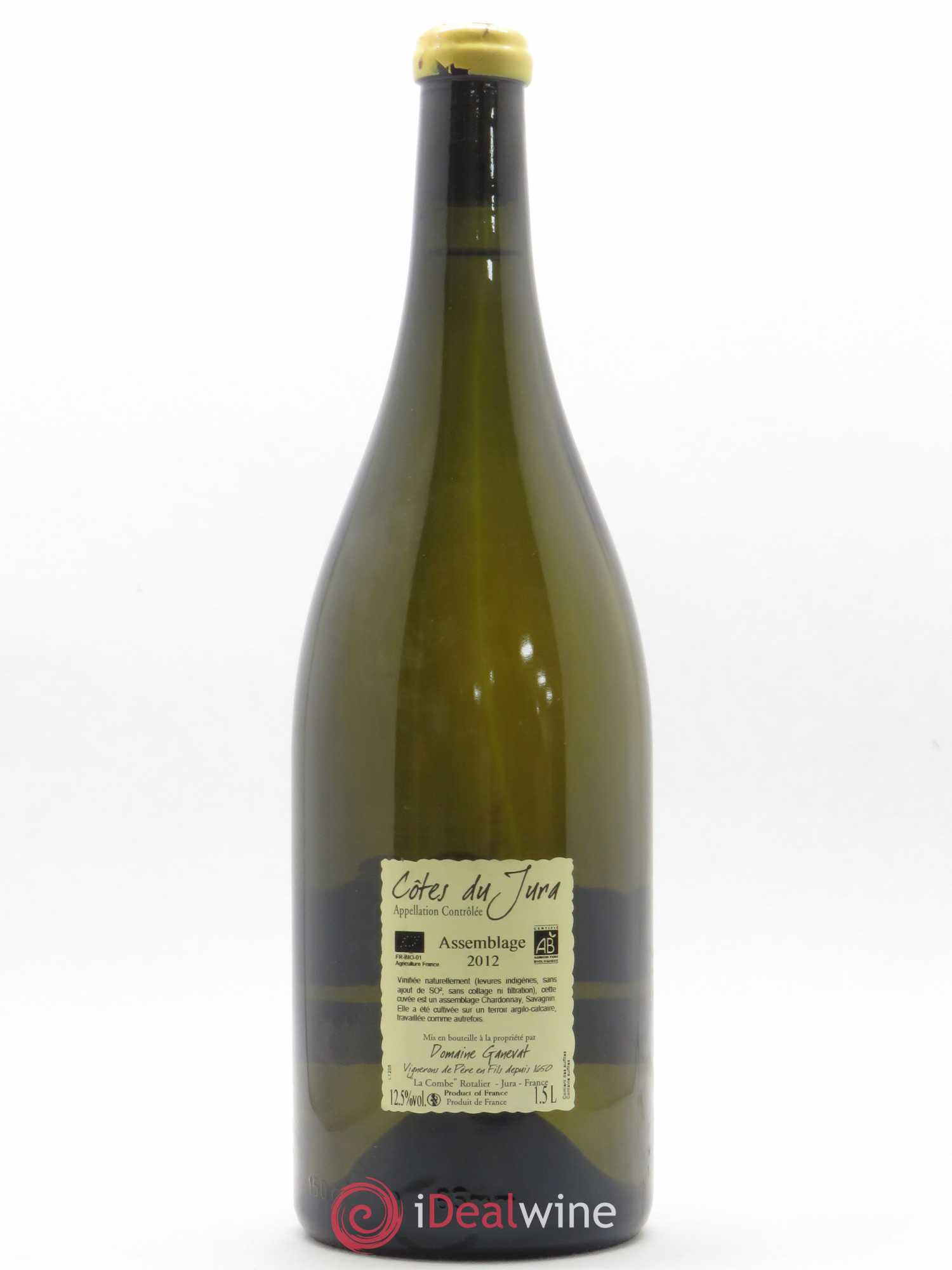Côtes du Jura Cuvée Orégane Jean-François Ganevat (Domaine) 2012 - Lot de 1 magnum - 1
