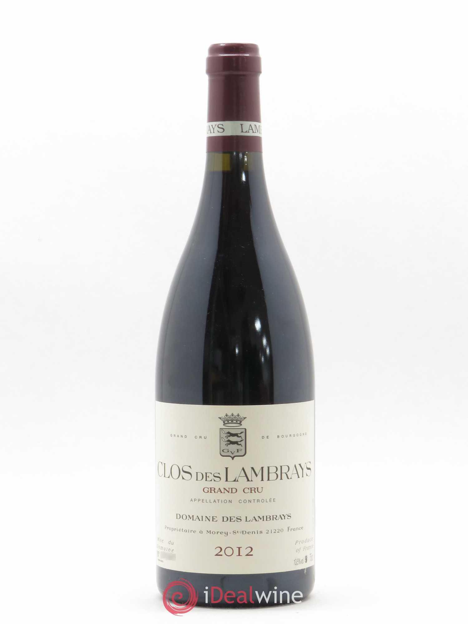 Clos des Lambrays Grand Cru Domaine des Lambrays 2012 - Lot de 1 bouteille - 0