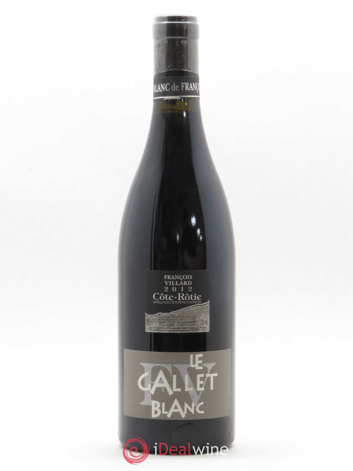 Côte-Rôtie Le Gallet Blanc François Villard 2012 - Lot de 1 bouteille - 0