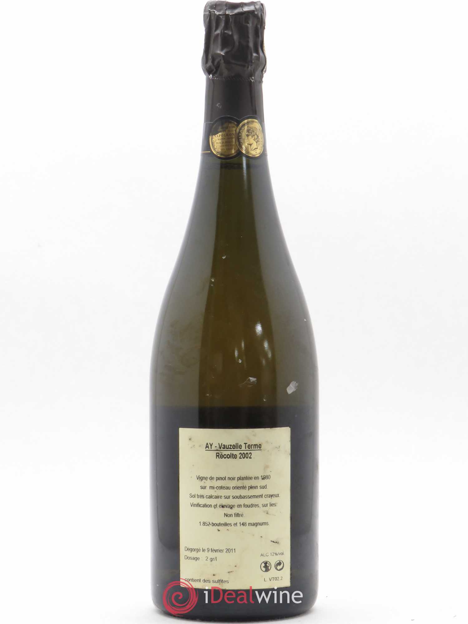 Aÿ Vauzelle Terme Extra-Brut Jacquesson 2002 - Lot de 1 bouteille - 1