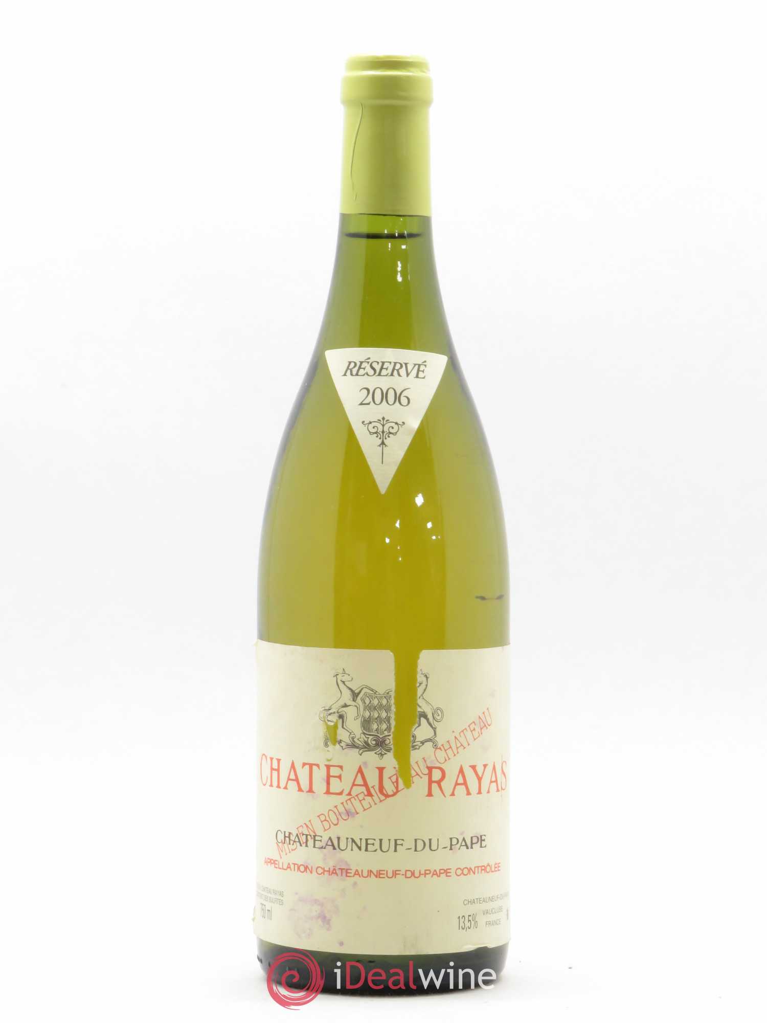 Châteauneuf-du-Pape Château Rayas Emmanuel Reynaud 2006 - Lot de 1 bouteille - 0