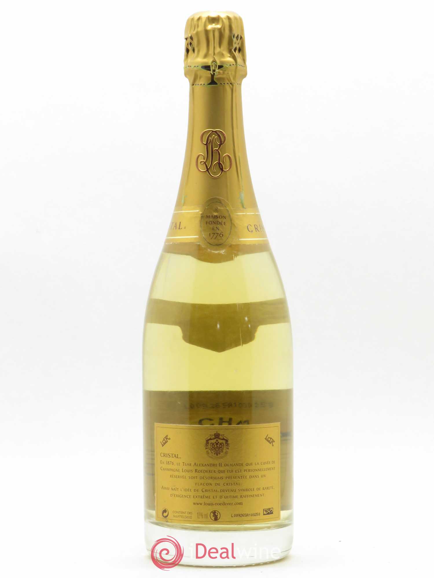 Cristal Louis Roederer 2005 - Lot de 1 bouteille - 1