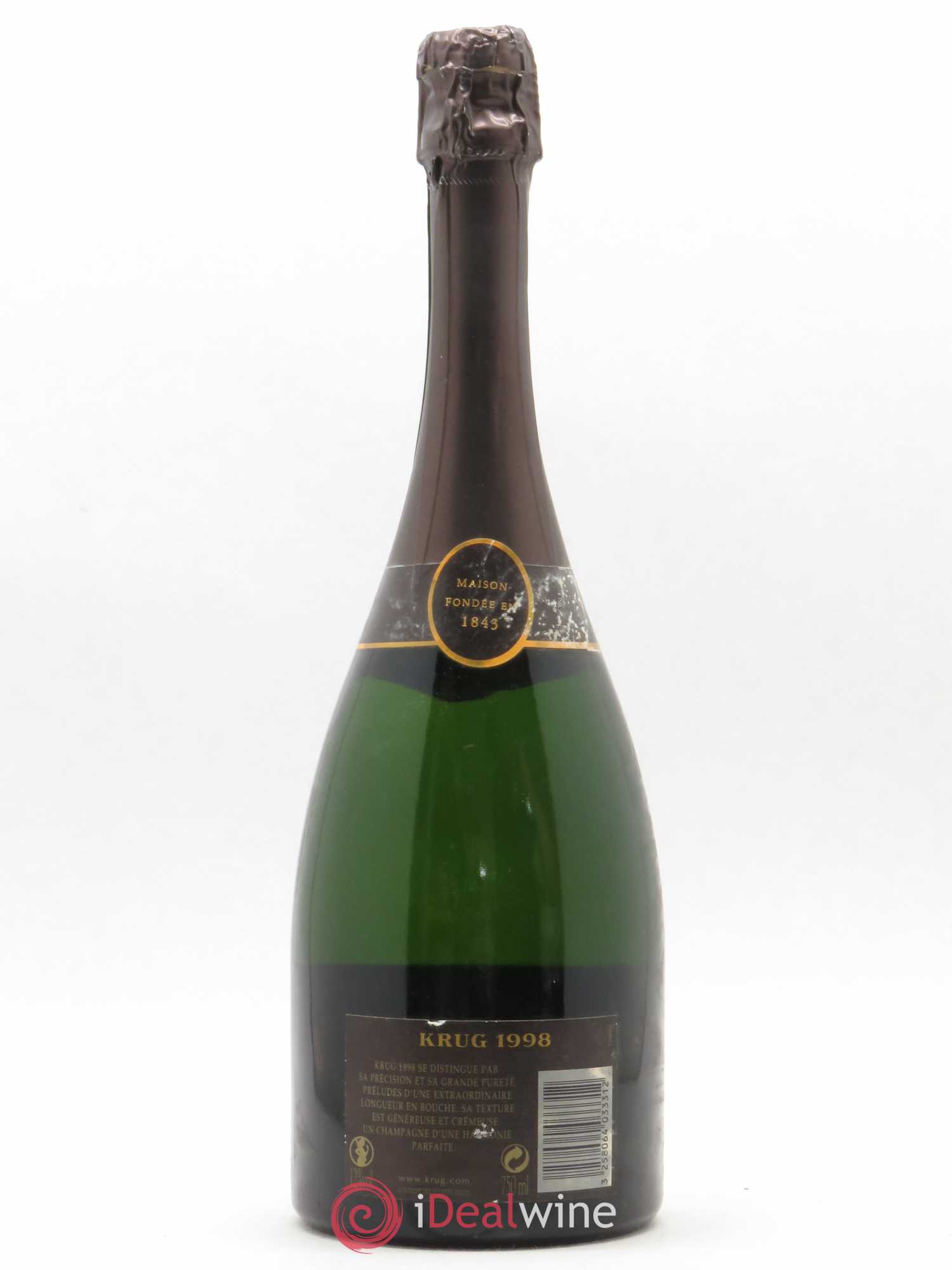Vintage Krug 1998 - Lot de 1 bouteille - 1