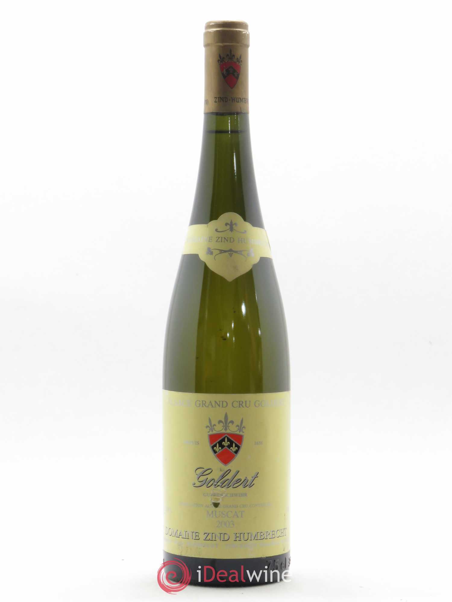 Alsace Muscat Grand Cru Goldert Zind-Humbrecht (Domaine) 2003 - Lot de 1 bouteille - 0