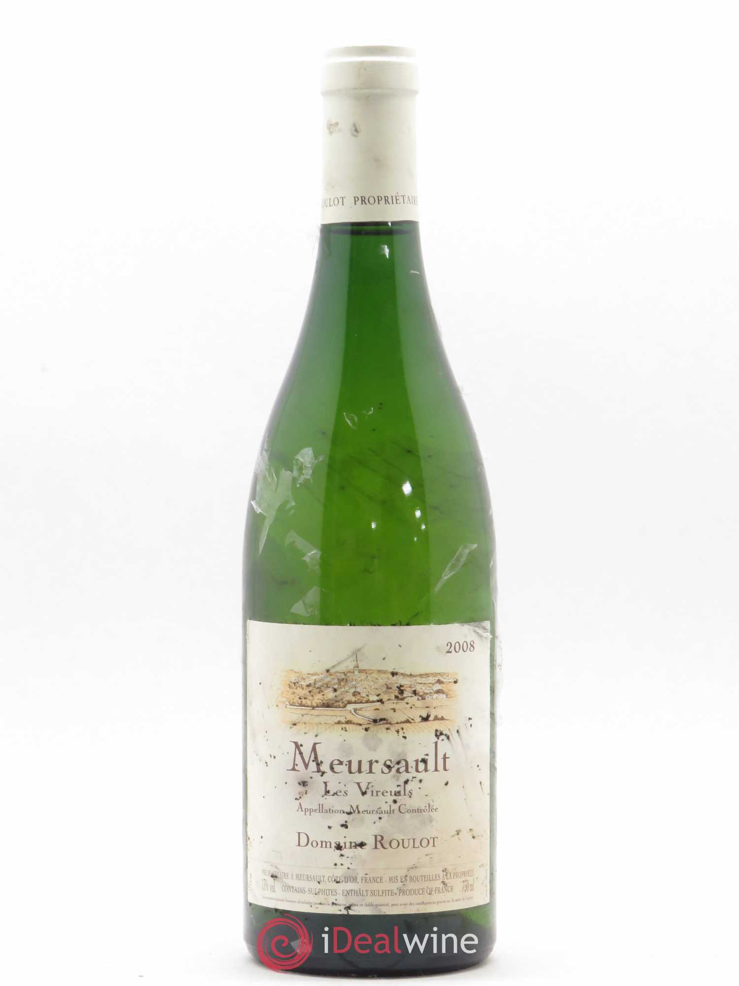 Meursault Les Vireuils Roulot (Domaine) 2008 - Lot de 1 bouteille - 0