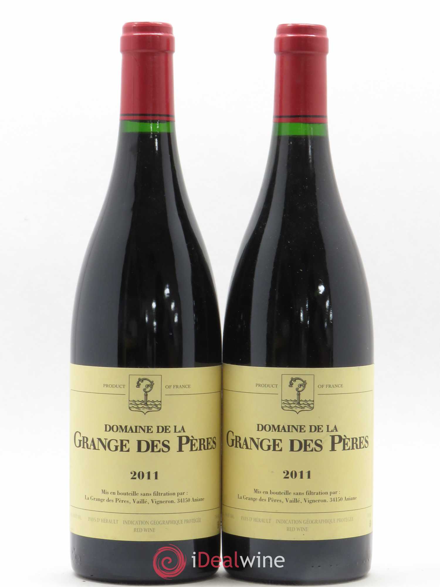Pays d'Hérault Grange des Pères Laurent Vaillé 2011 - Lot de 2 bouteilles - 0