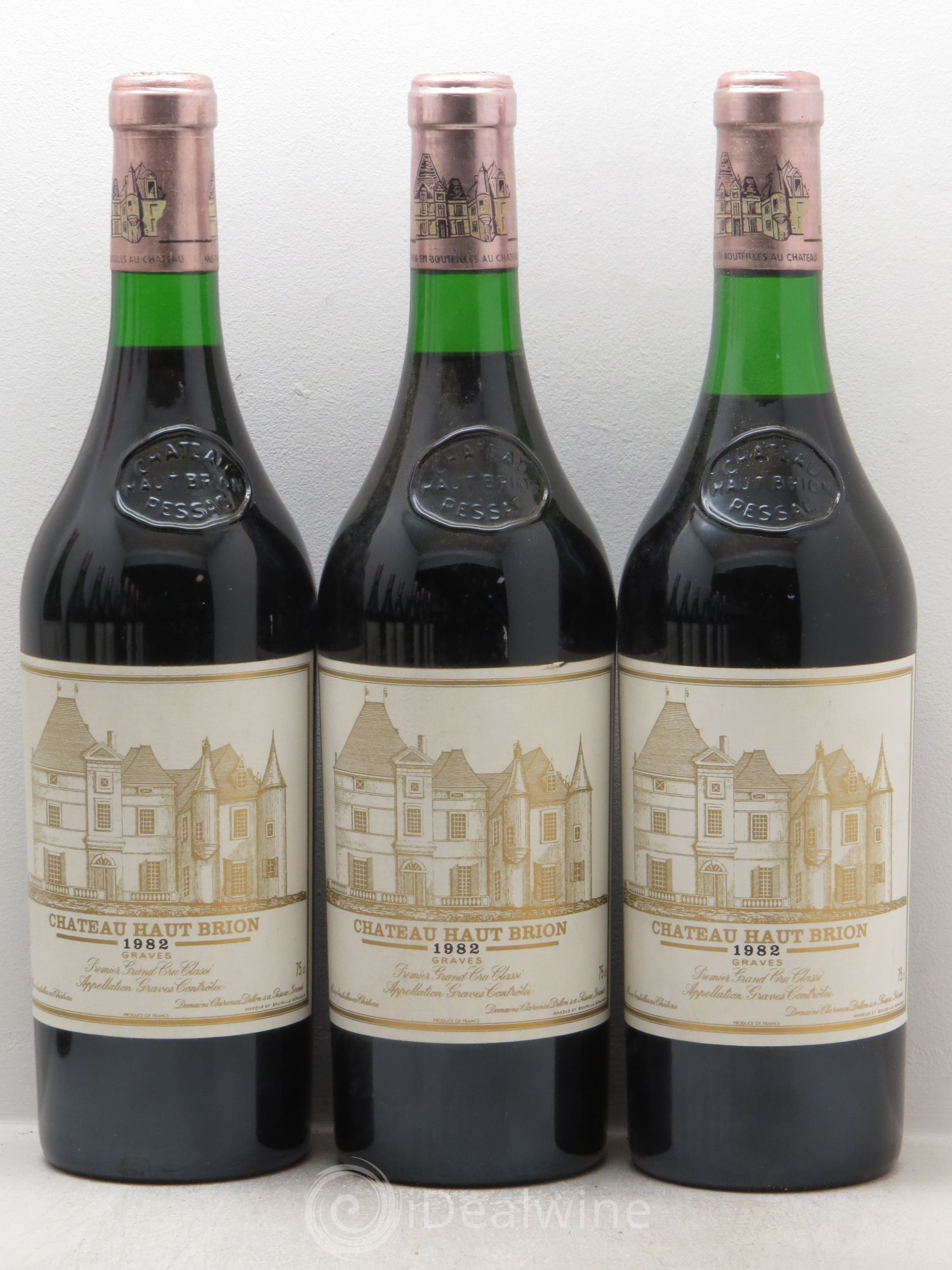 Château Haut Brion 1er Grand Cru Classé 1982 - Lot de 12 bouteilles - 1