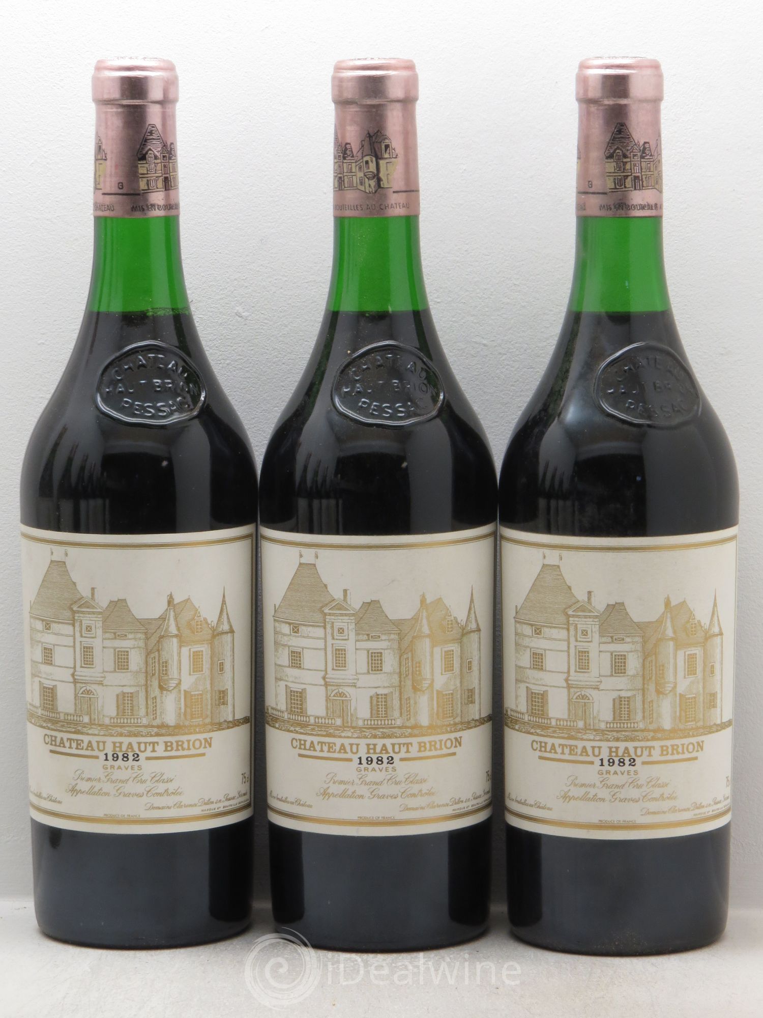 Château Haut Brion 1er Grand Cru Classé 1982 - Lot de 12 bouteilles - 2