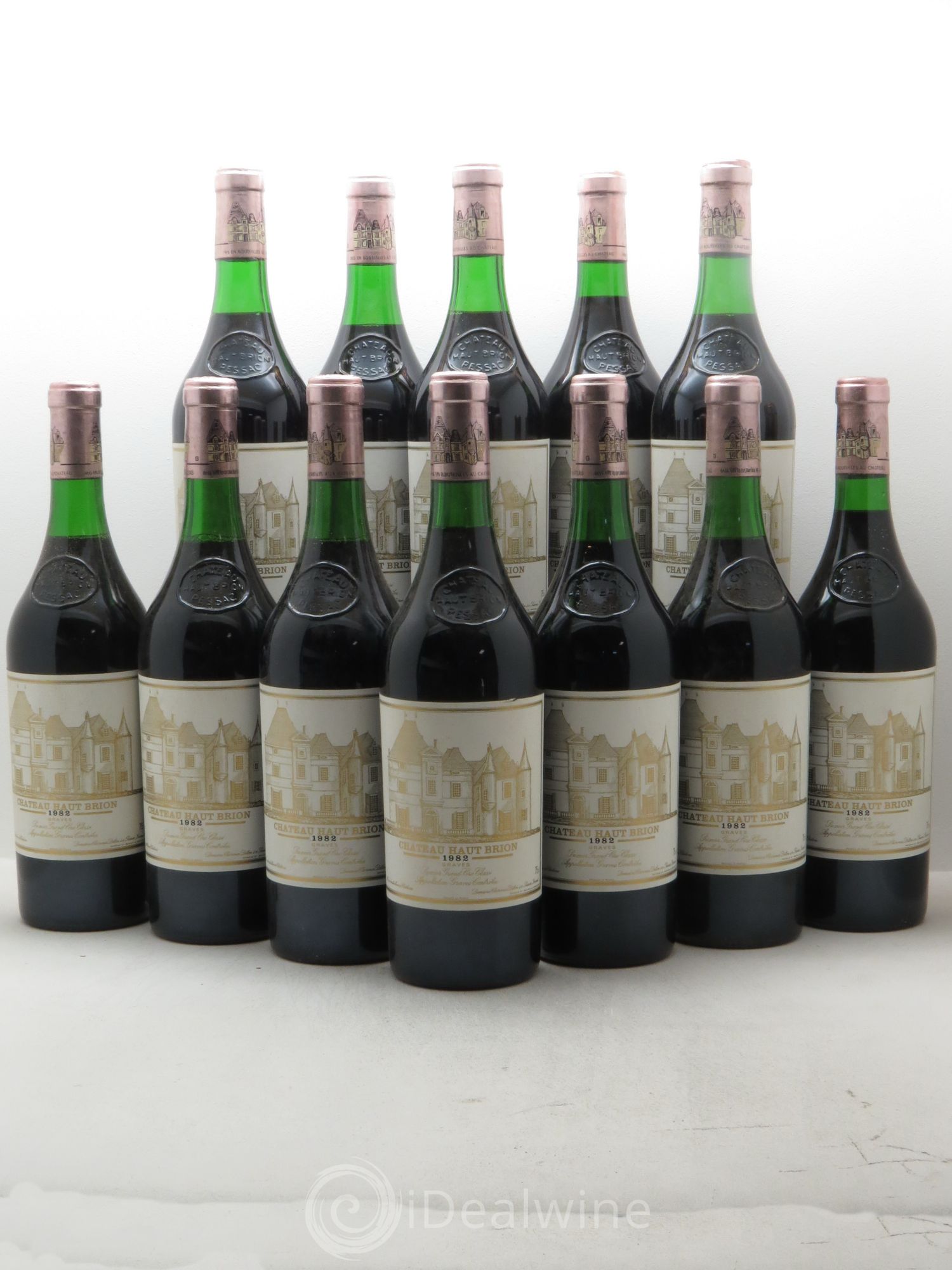 Château Haut Brion 1er Grand Cru Classé 1982 - Lot de 12 bouteilles - 0