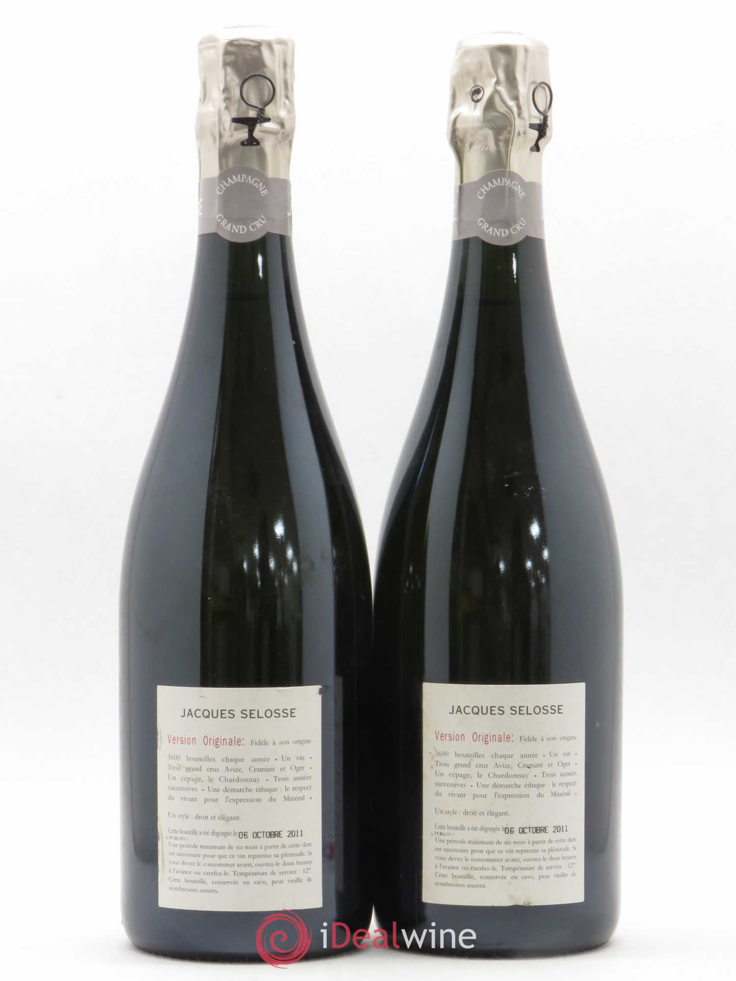 Version Originale Jacques Selosse - Lot de 2 bouteilles - 1