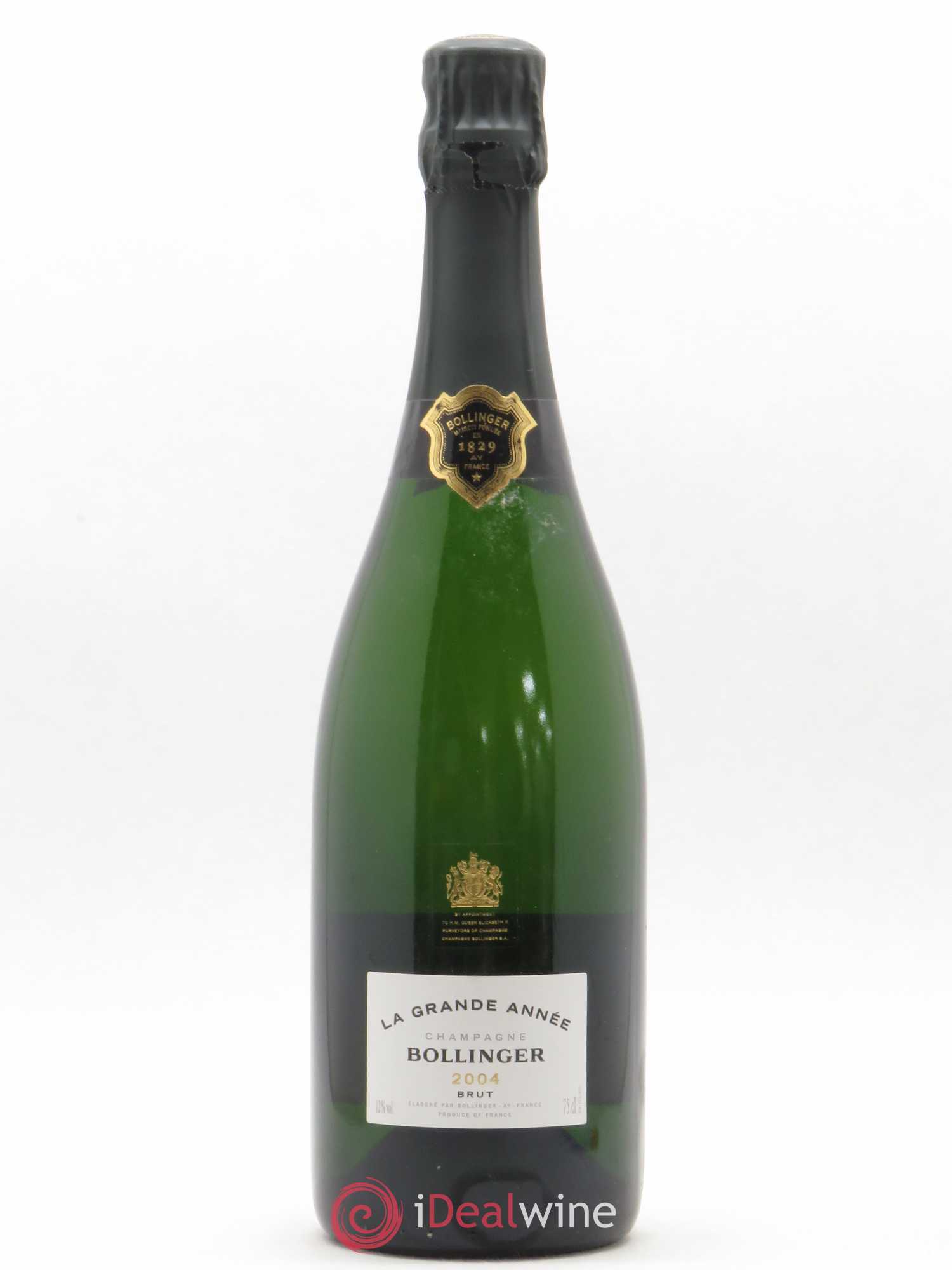 La Grande Année Brut Bollinger 2004 - Lot de 1 bouteille - 0