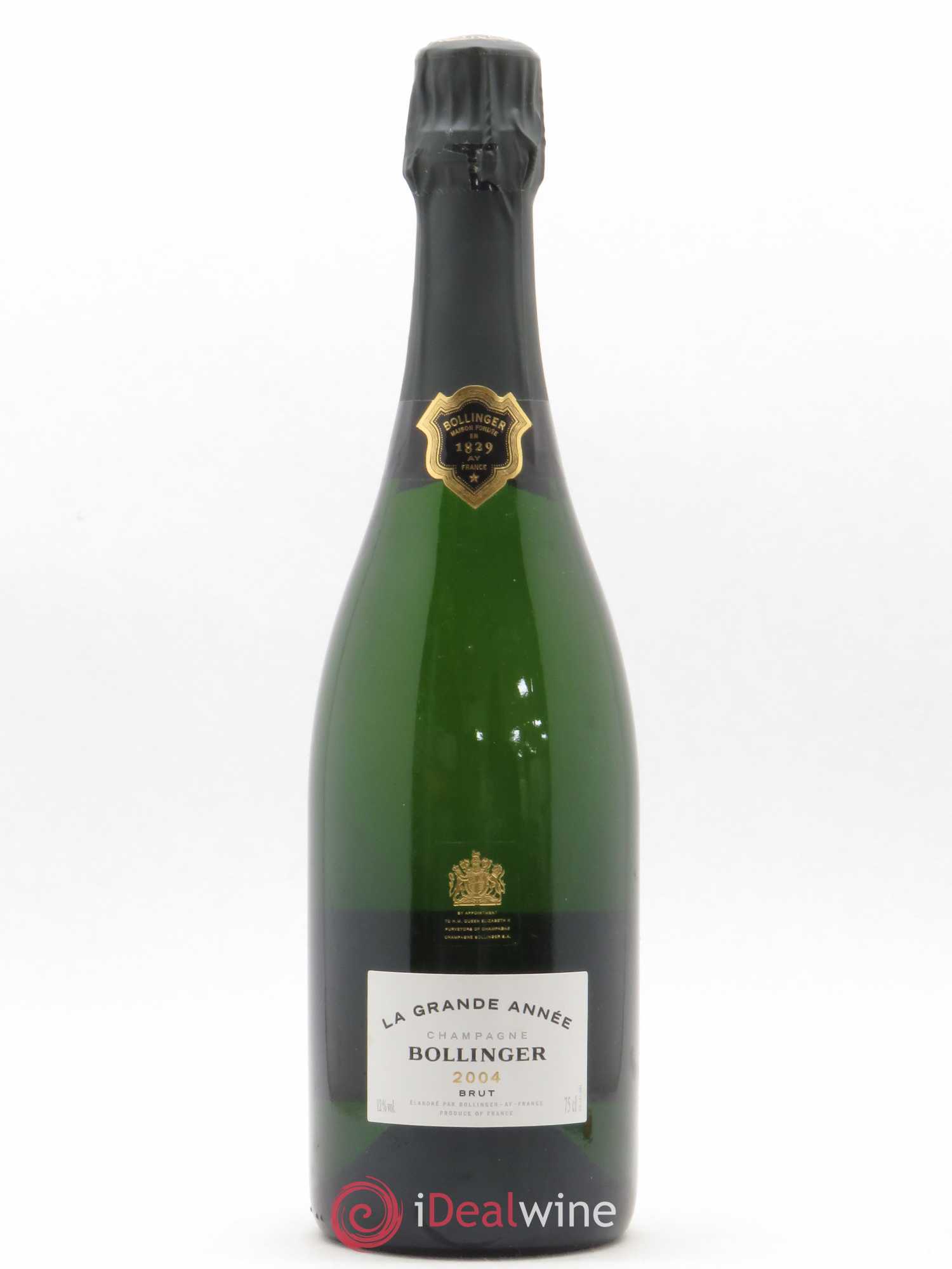 La Grande Année Brut Bollinger 2004 - Lot de 1 bouteille - 0