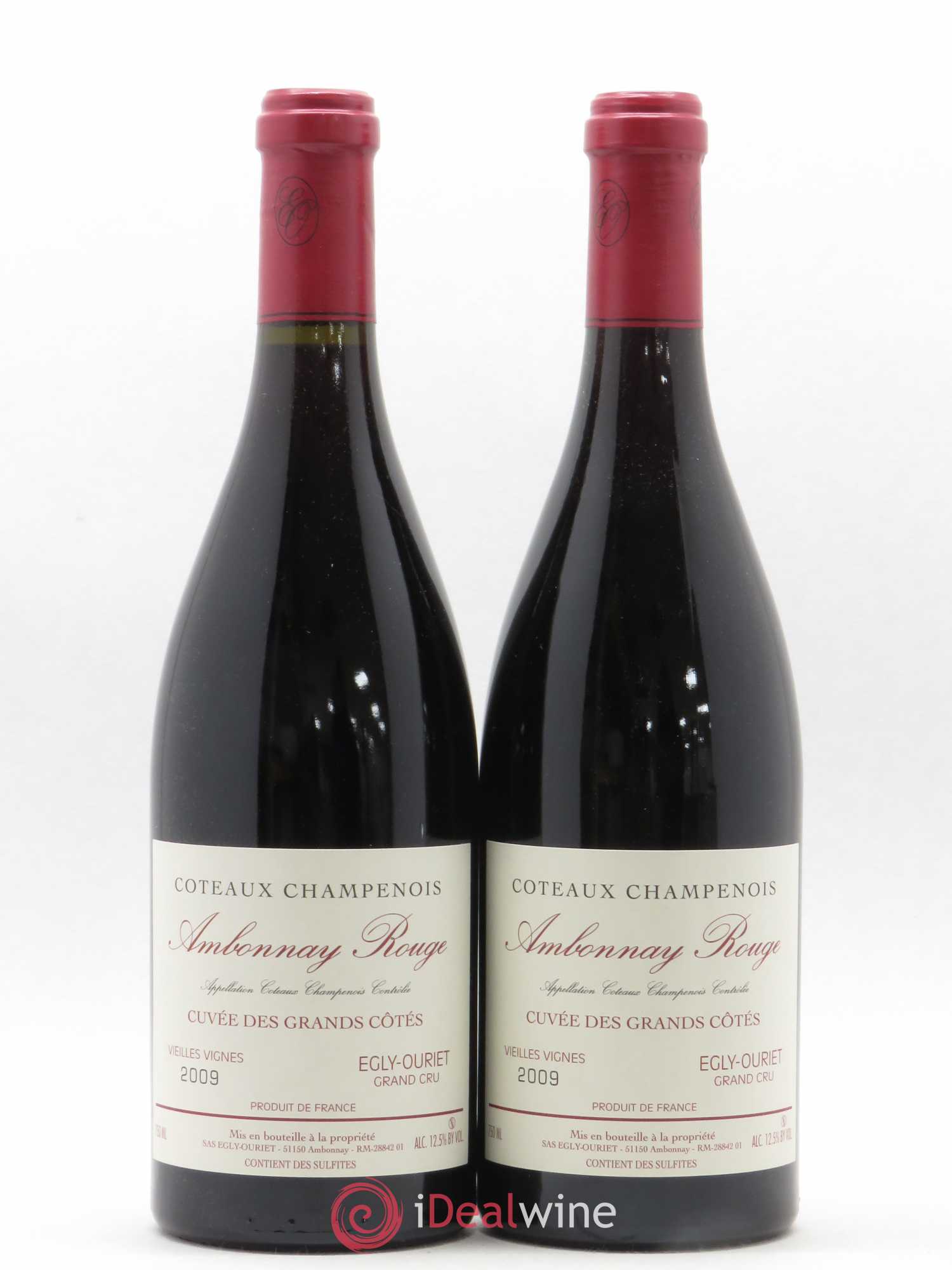 Ambonnay Cuvée des Grands Côtés VV Grand Cru Egly-Ouriet 2009 - Lot de 2 bouteilles - 0