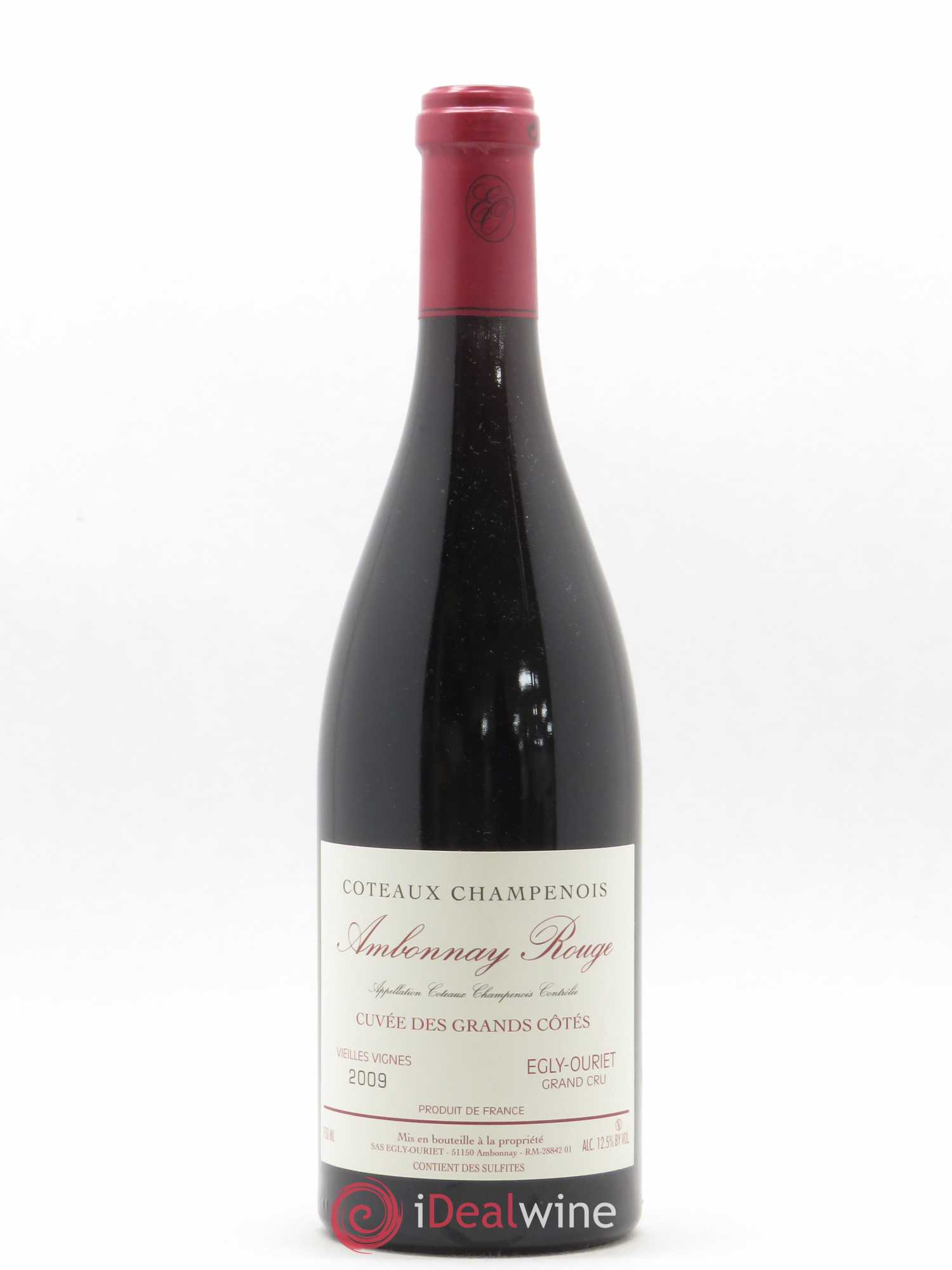 Ambonnay Cuvée des Grands Côtés VV Grand Cru Egly-Ouriet 2009 - Lot de 1 bouteille - 0