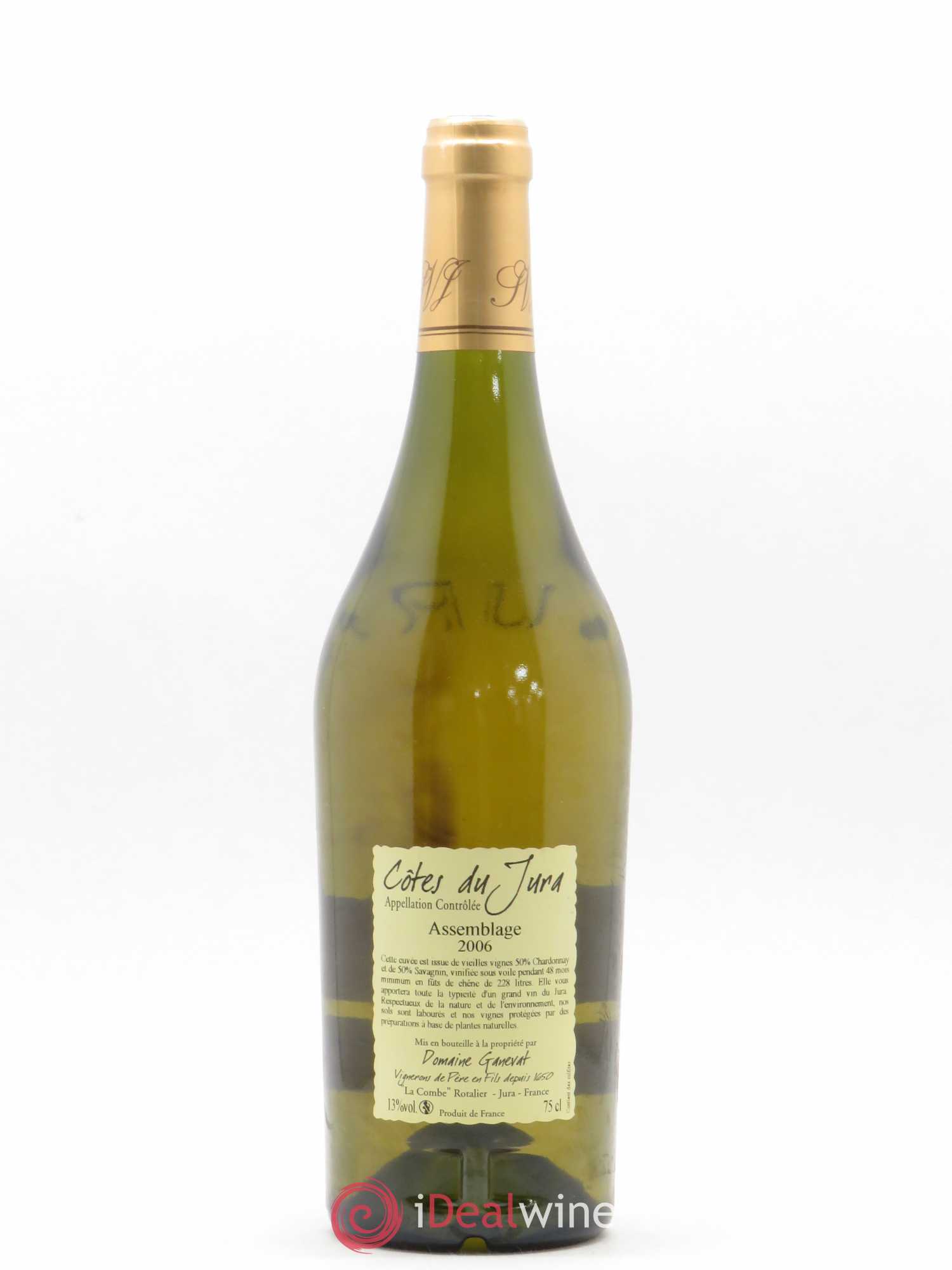 Côtes du Jura Cuvée de Garde Jean-François Ganevat (Domaine) 2006 - Lot de 1 bouteille - 1