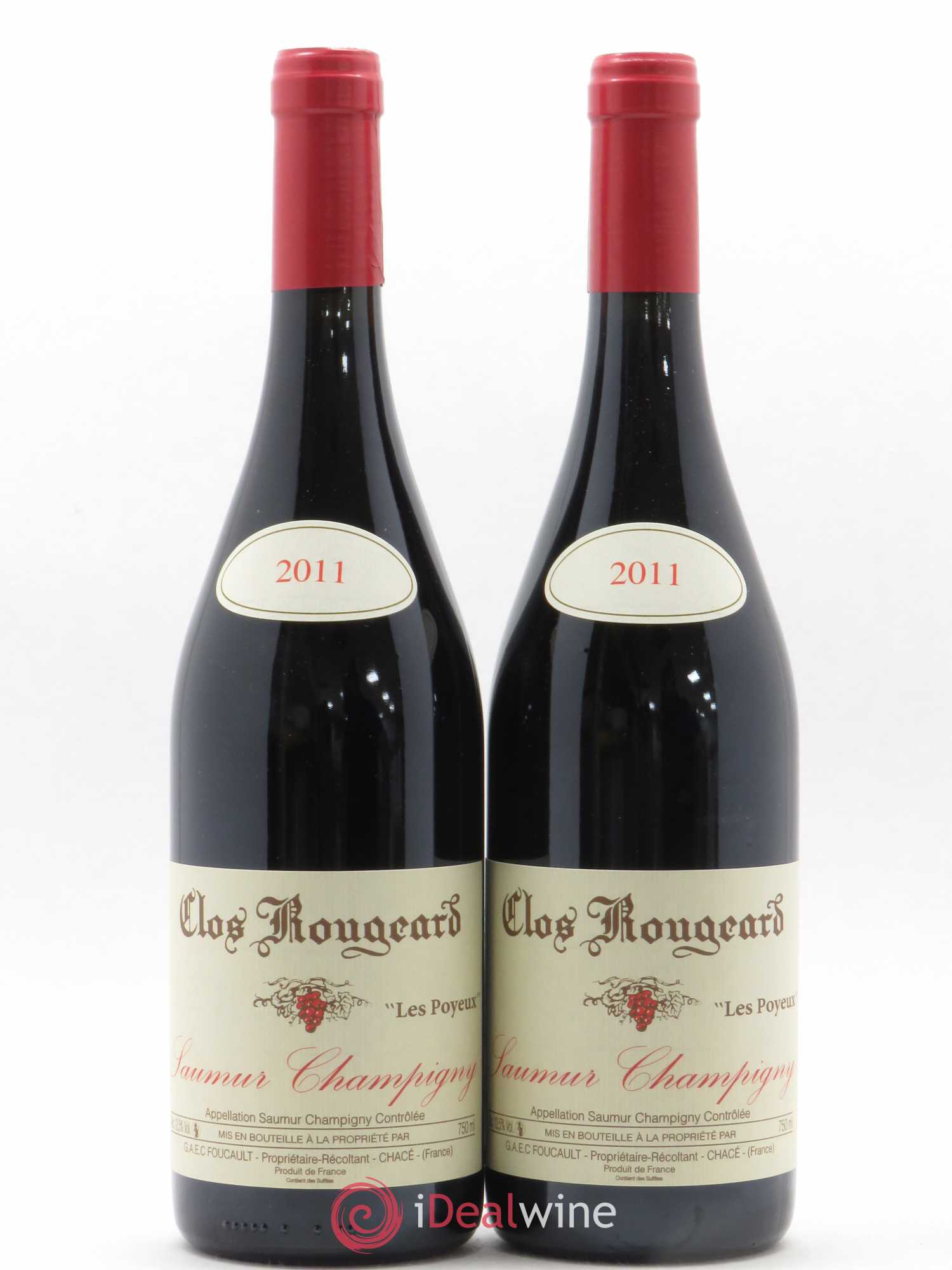 Saumur-Champigny Les Poyeux Clos Rougeard 2011 - Lot de 2 bouteilles - 0