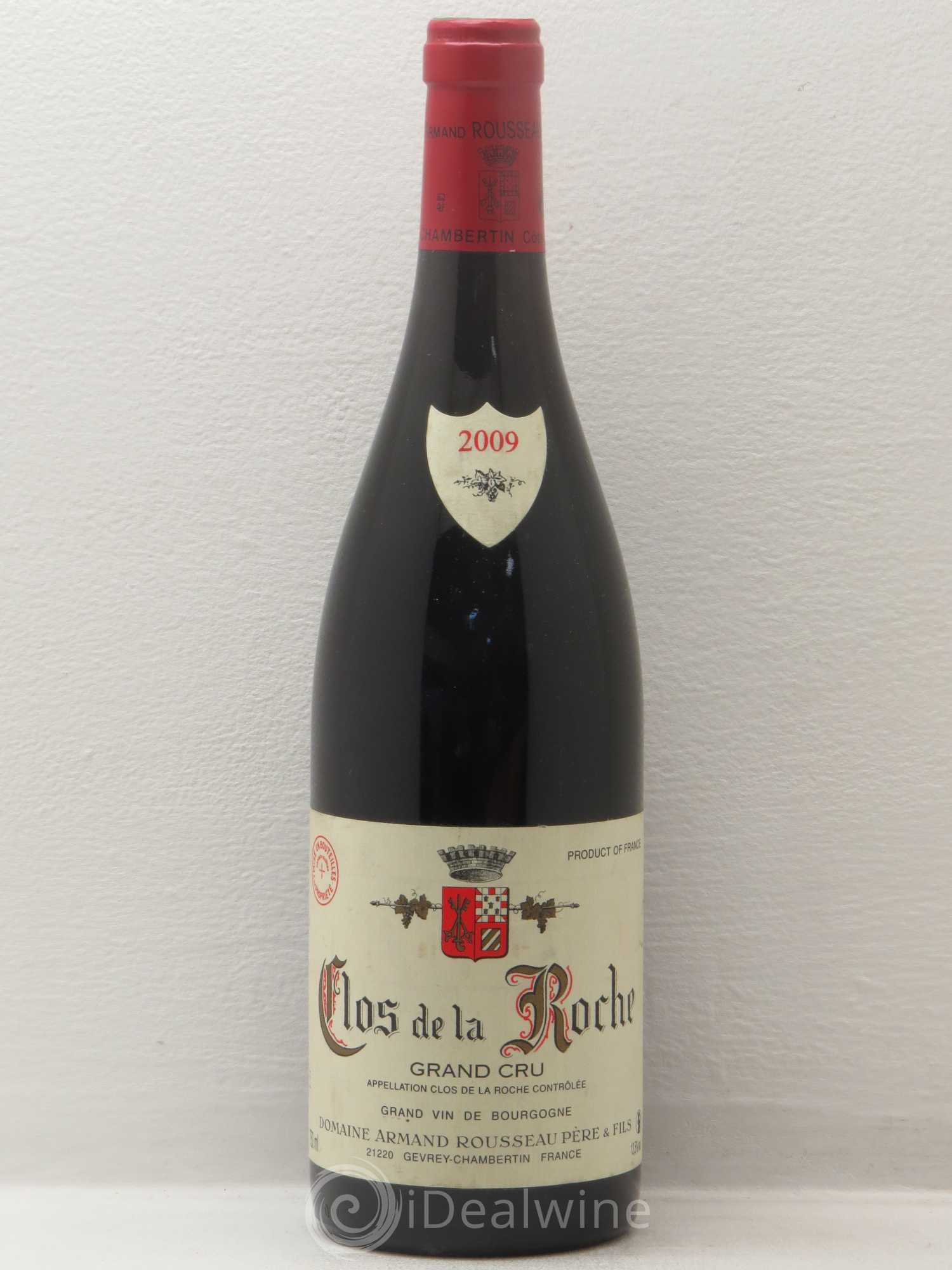 Clos de la Roche Grand Cru Armand Rousseau (Domaine) 2009 - Lot de 1 bouteille - 0