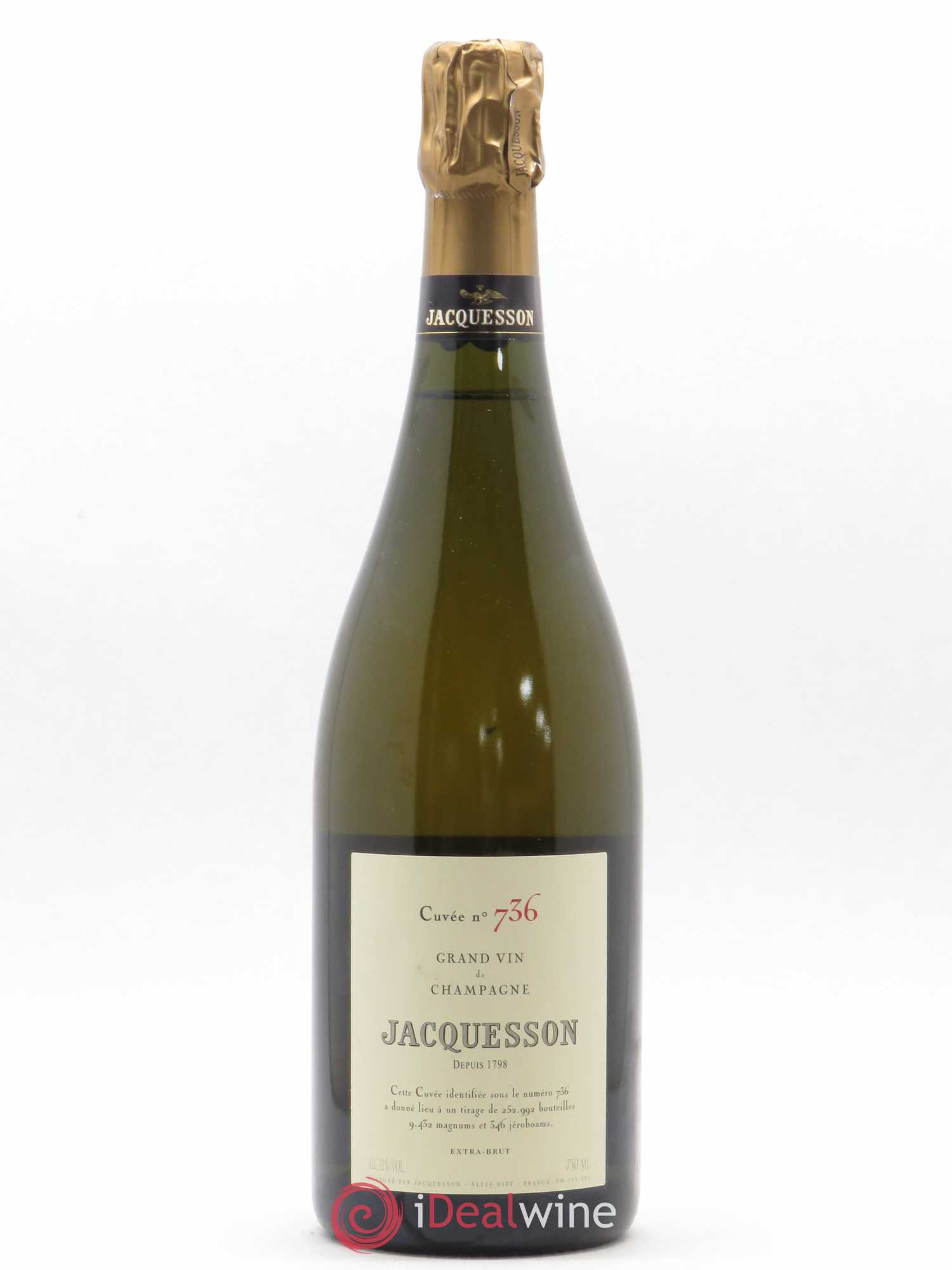 Cuvée 736 Jacquesson - Lot de 1 bouteille - 0