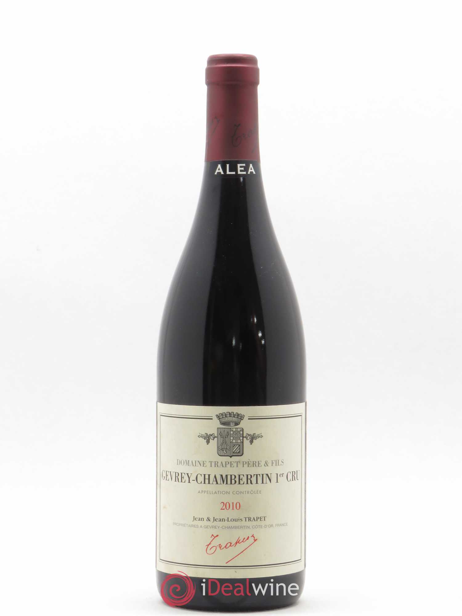 Gevrey-Chambertin 1er Cru Aléa Domaine Trapet 2010 - Lot de 1 bouteille - 0
